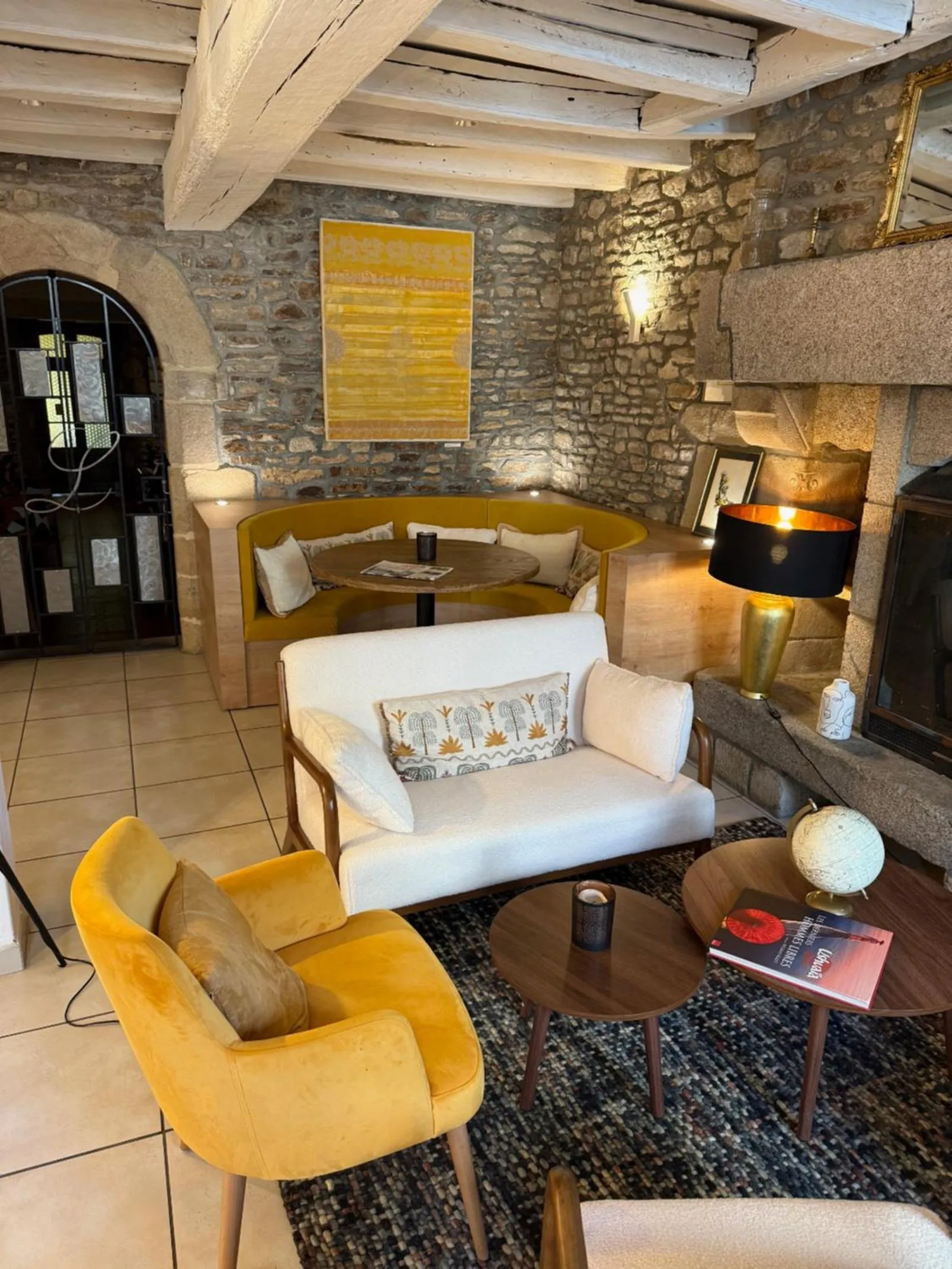 Lobby or reception in Hotel Restaurant Lesage