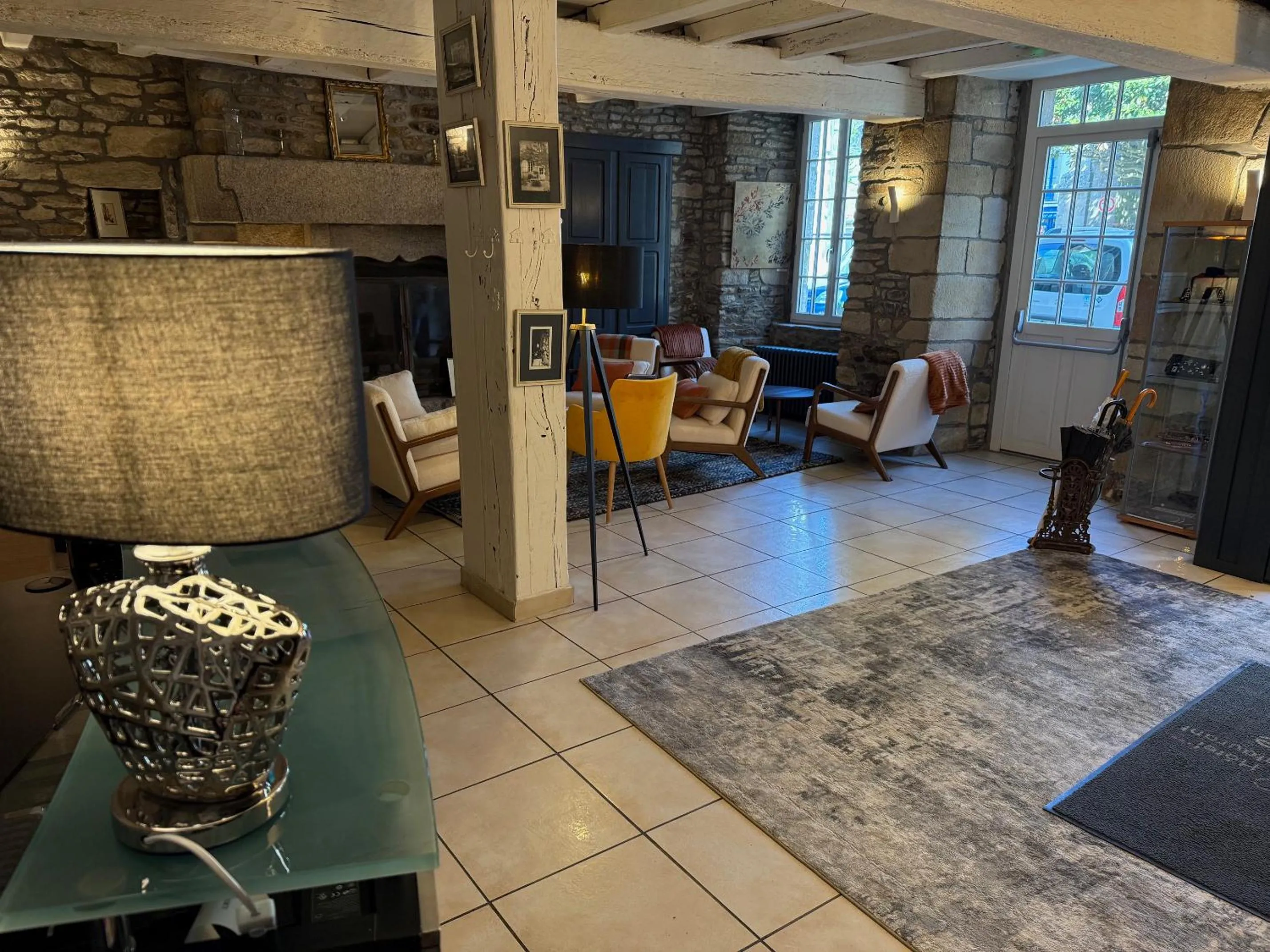 Lobby or reception in Hotel Restaurant Lesage