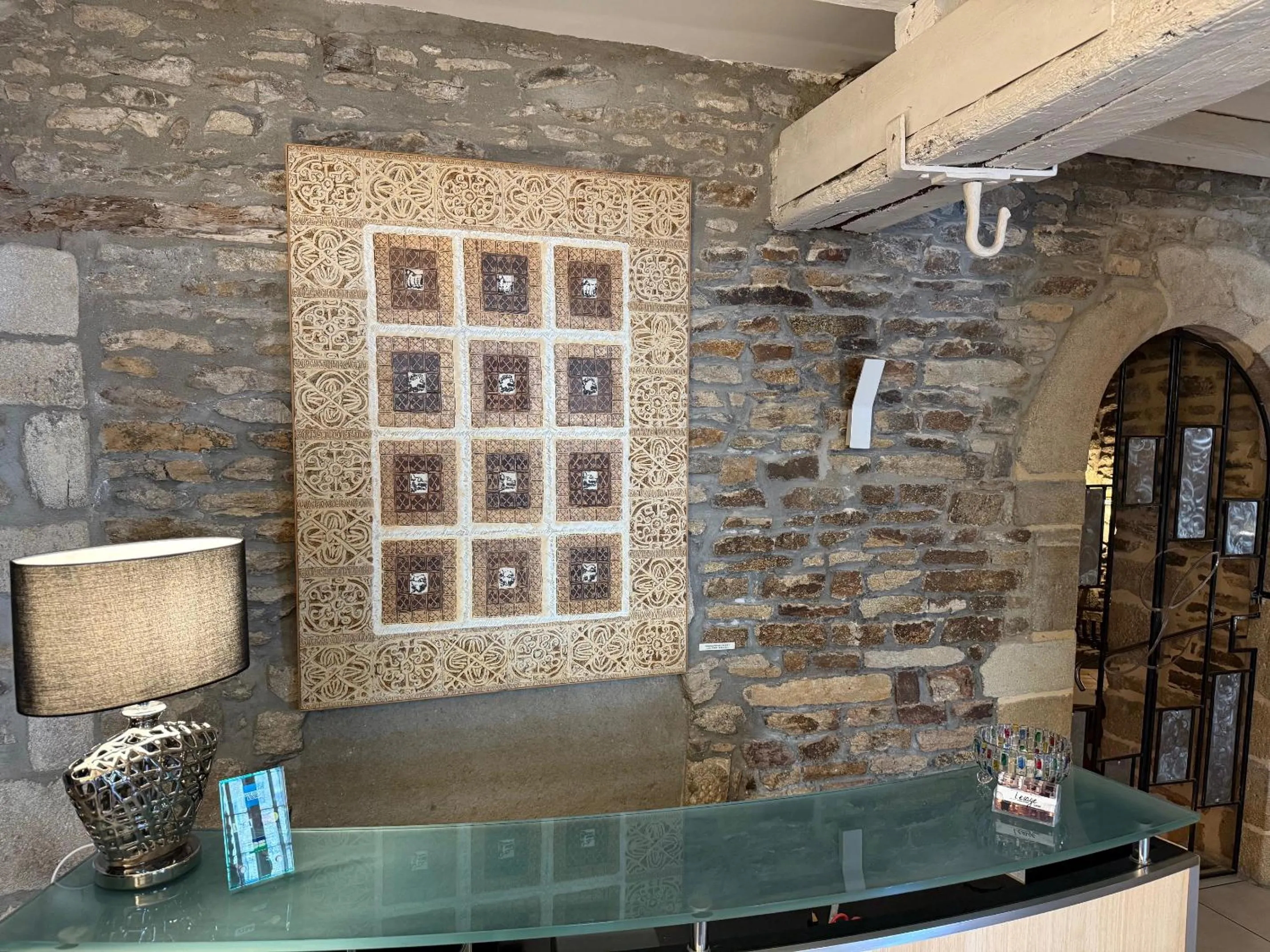 Lobby or reception in Hotel Restaurant Lesage