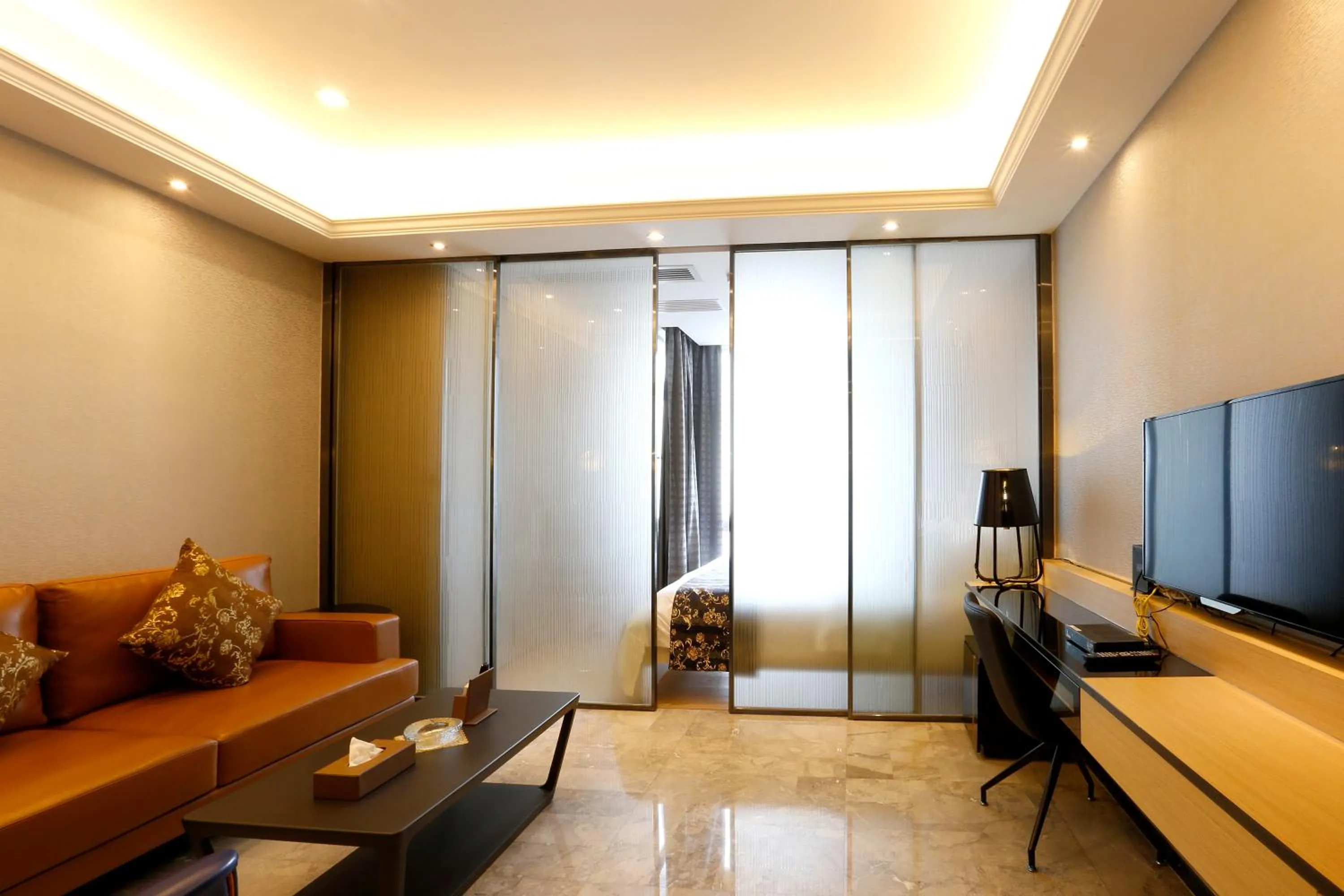 Communal lounge/ TV room in Boman Holiday Apartment Beijing Road Jie Deng Du Hui Branch