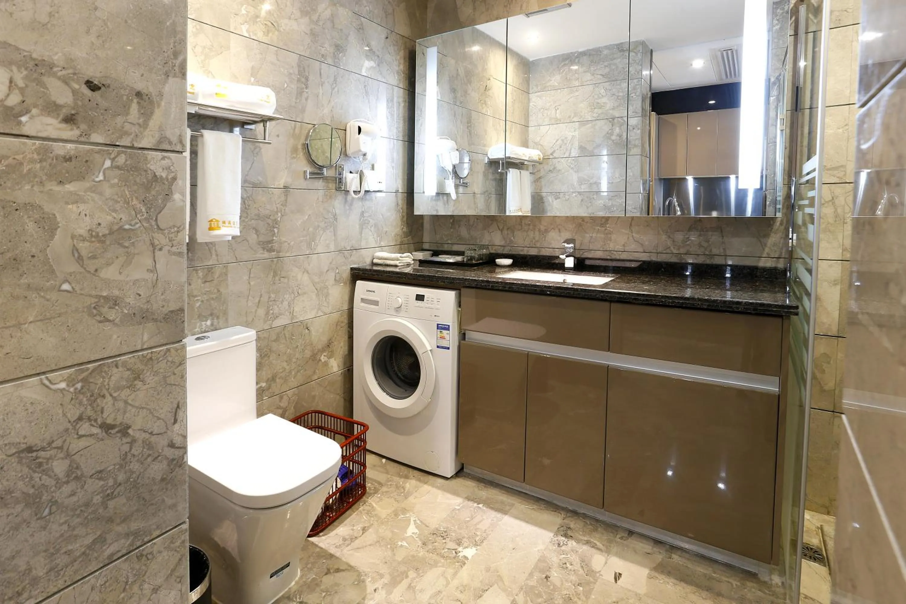 Toilet in Boman Holiday Apartment Beijing Road Jie Deng Du Hui Branch