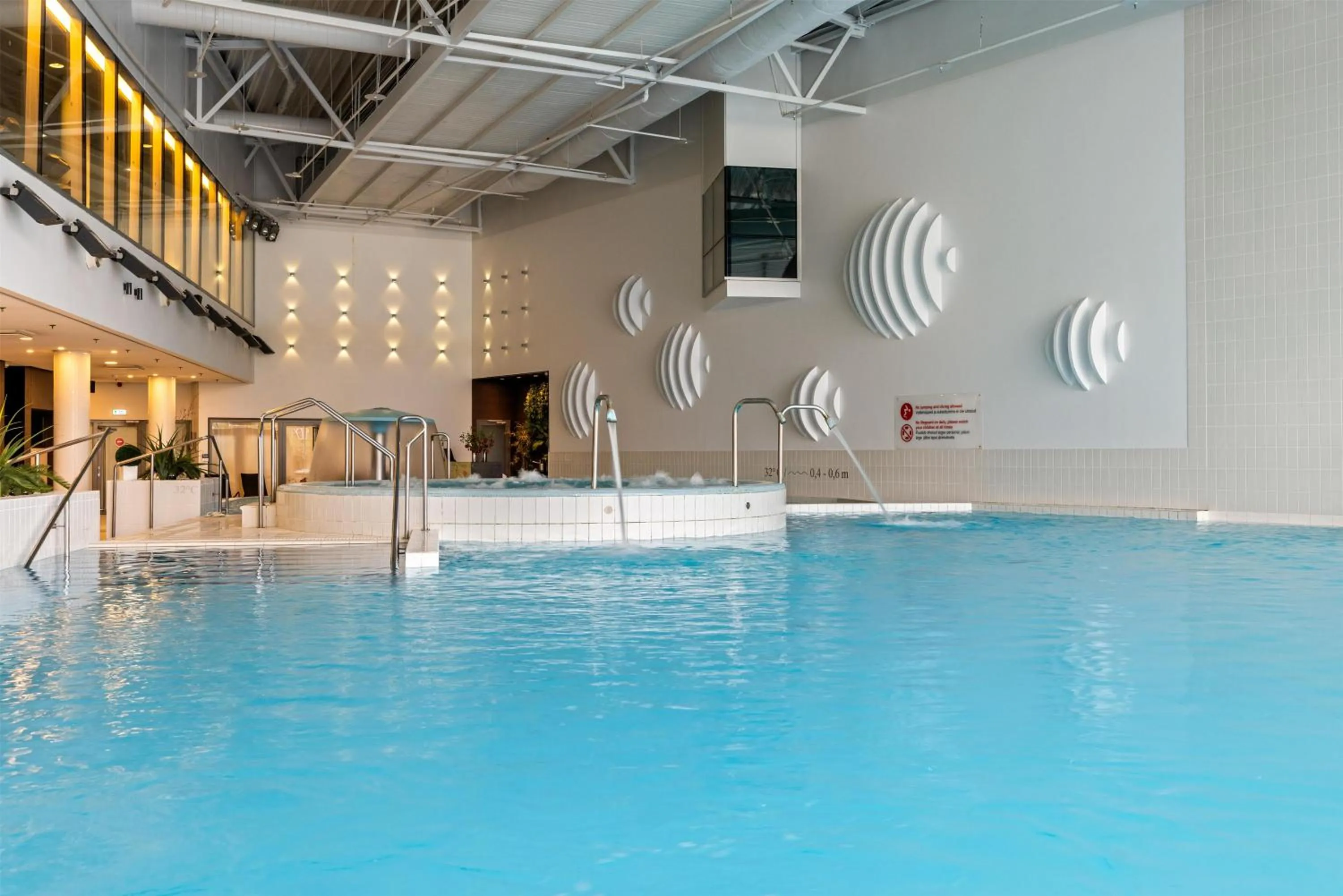 Pool view in Park Inn by Radisson Meriton Conference & Spa Hotel Tallinn