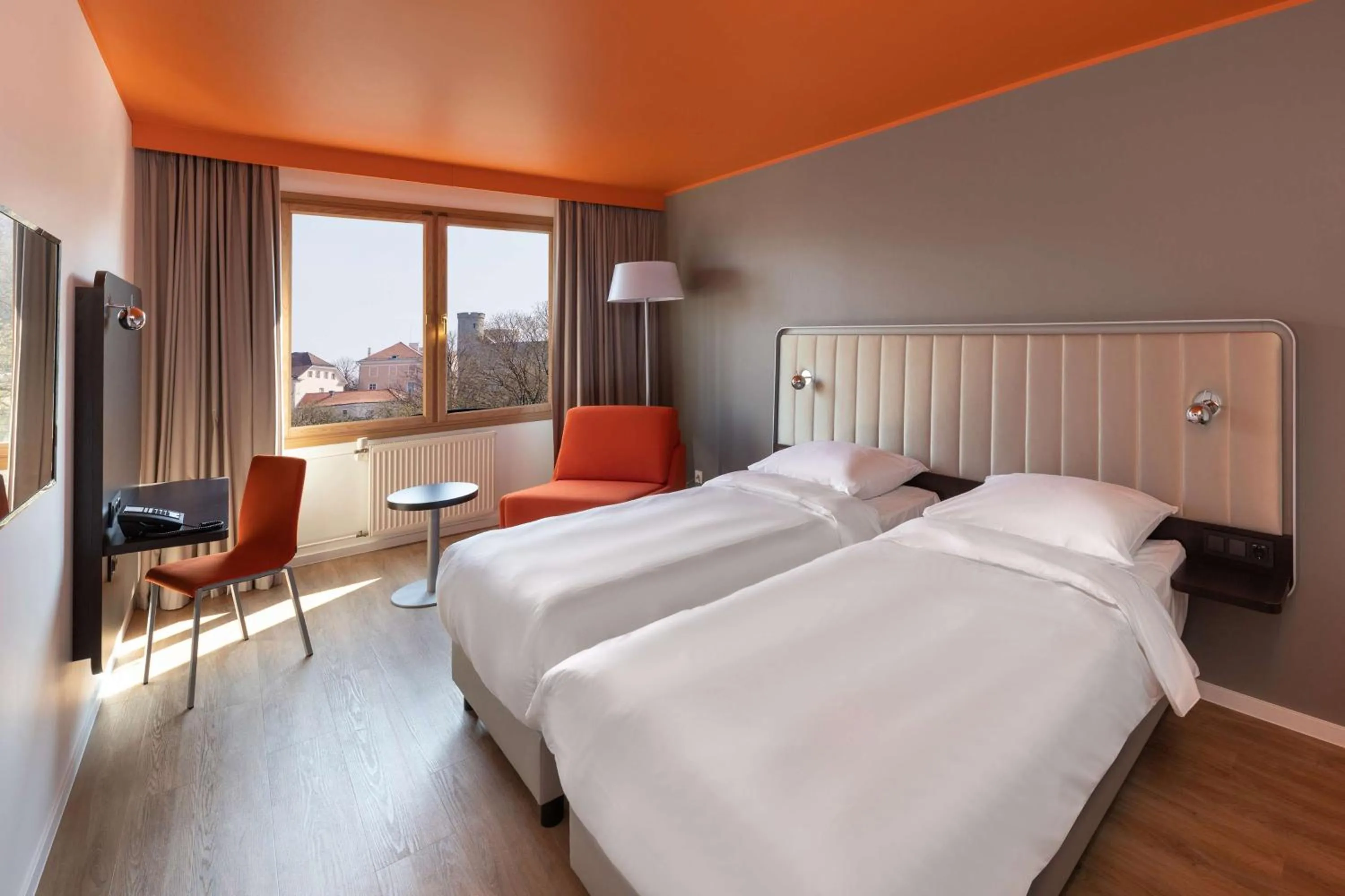 TV and multimedia, Bed in Park Inn by Radisson Meriton Conference & Spa Hotel Tallinn