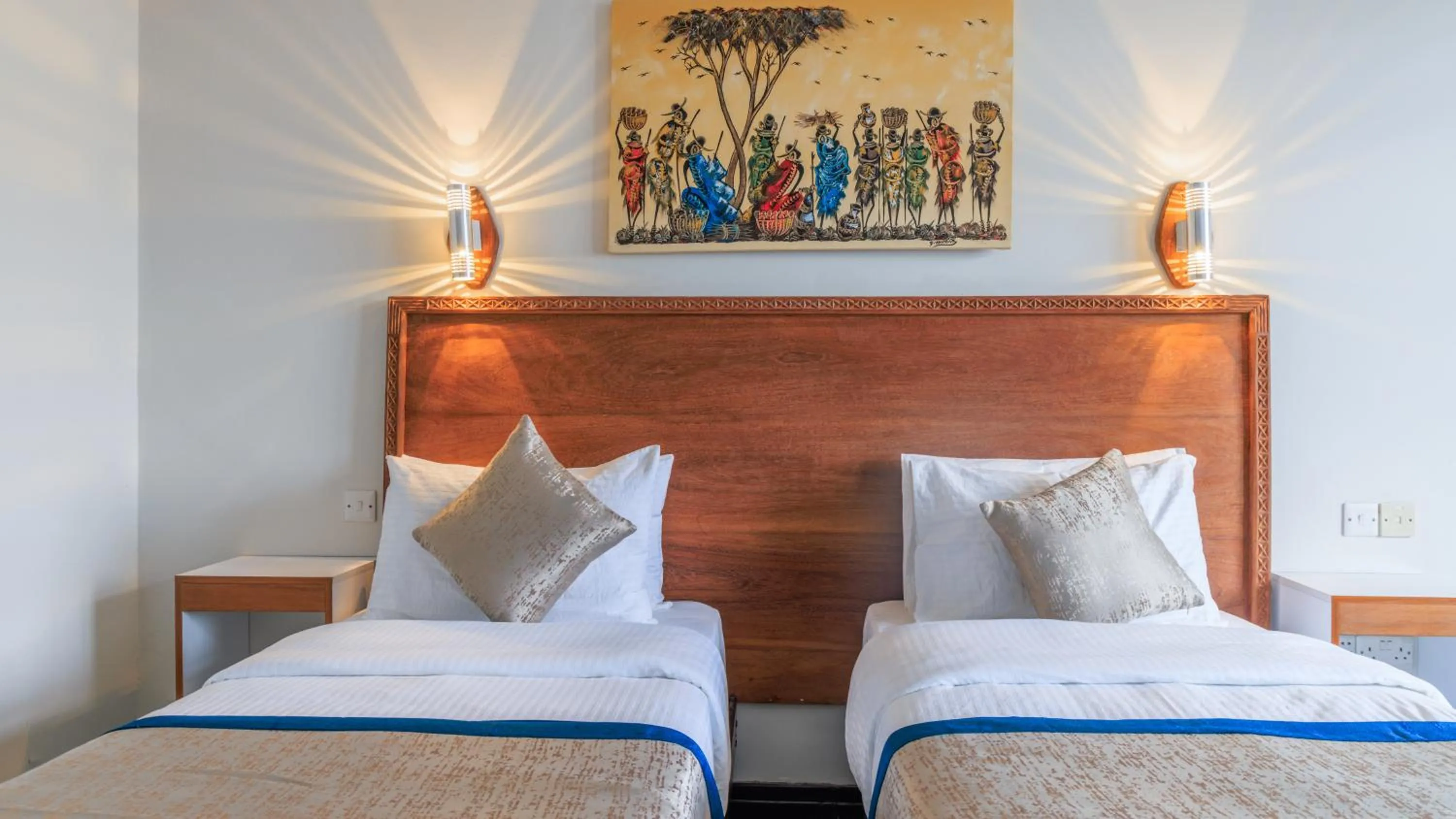 Bed in Hotel Sapphire