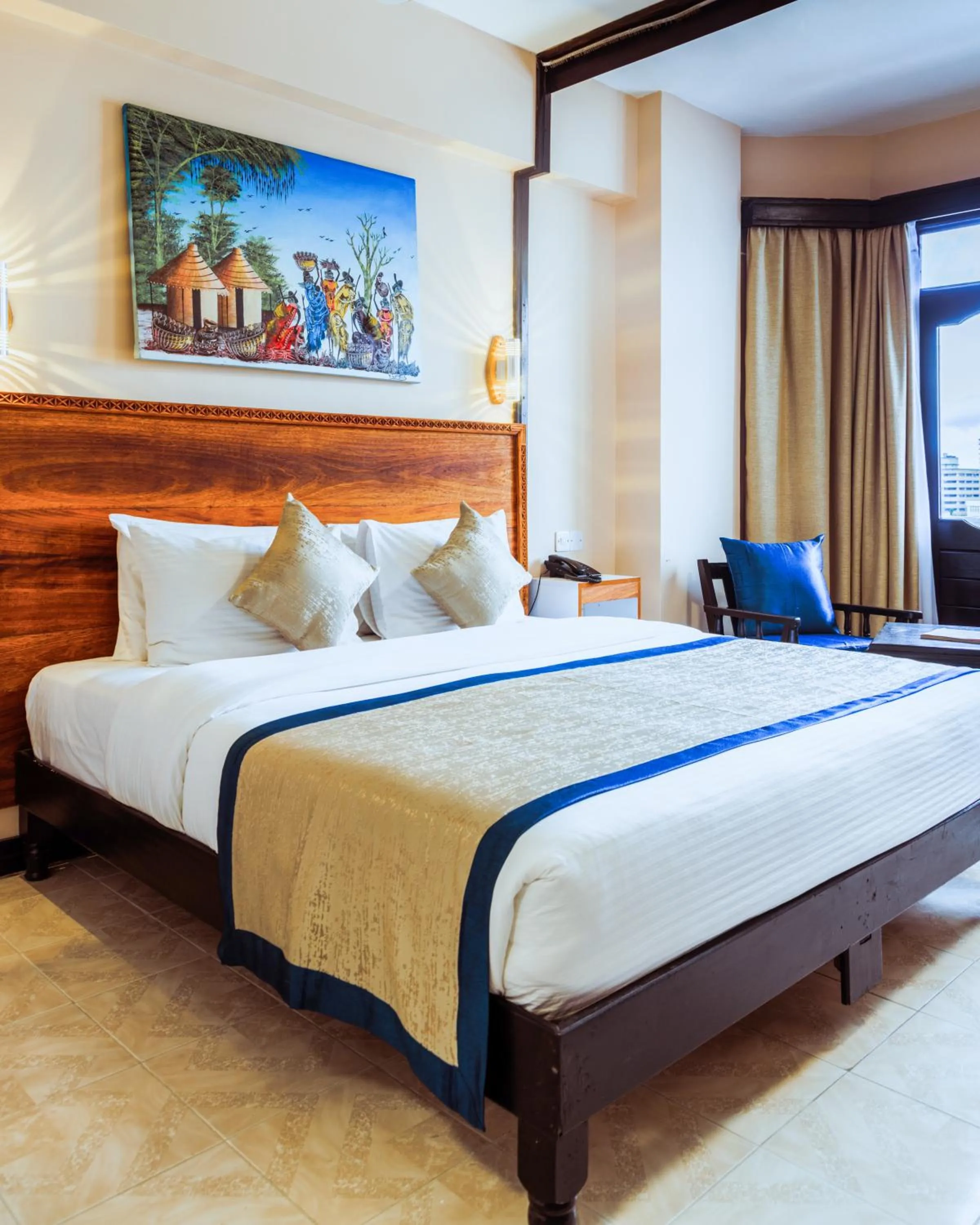 Bed in Hotel Sapphire