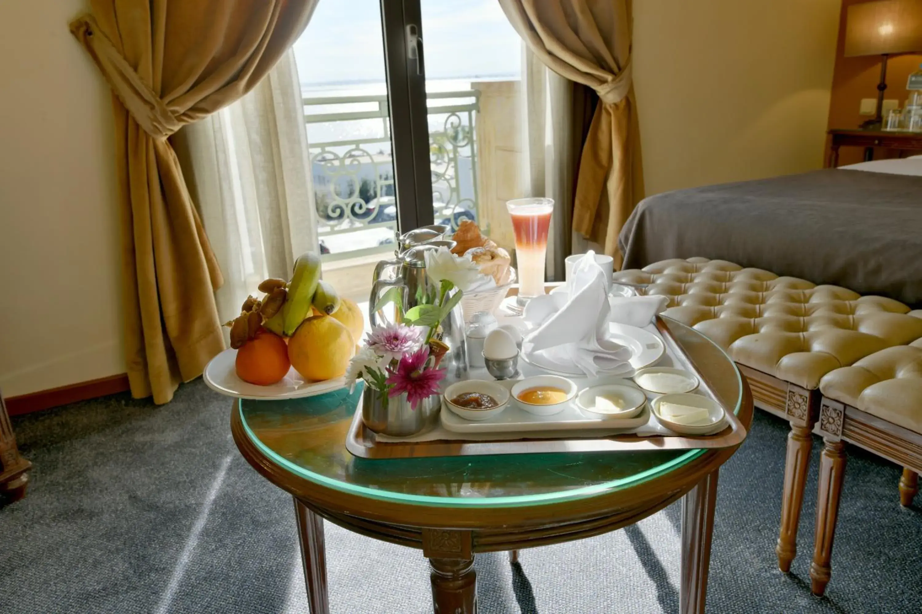 Bed in Acropole Tunis Bed in Acropole Tunis