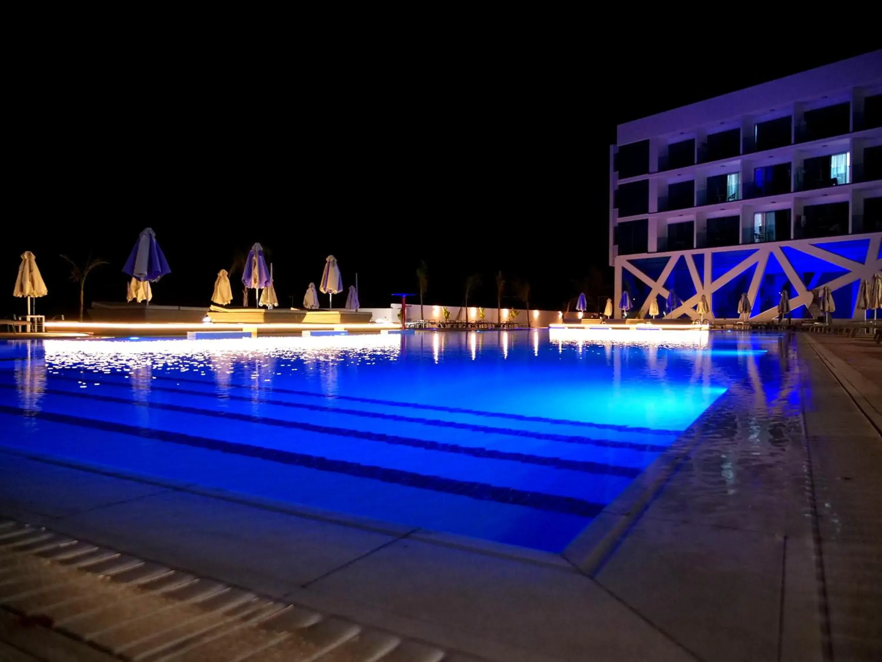 Night, Swimming Pool in Amethyst Napa Hotel & Spa