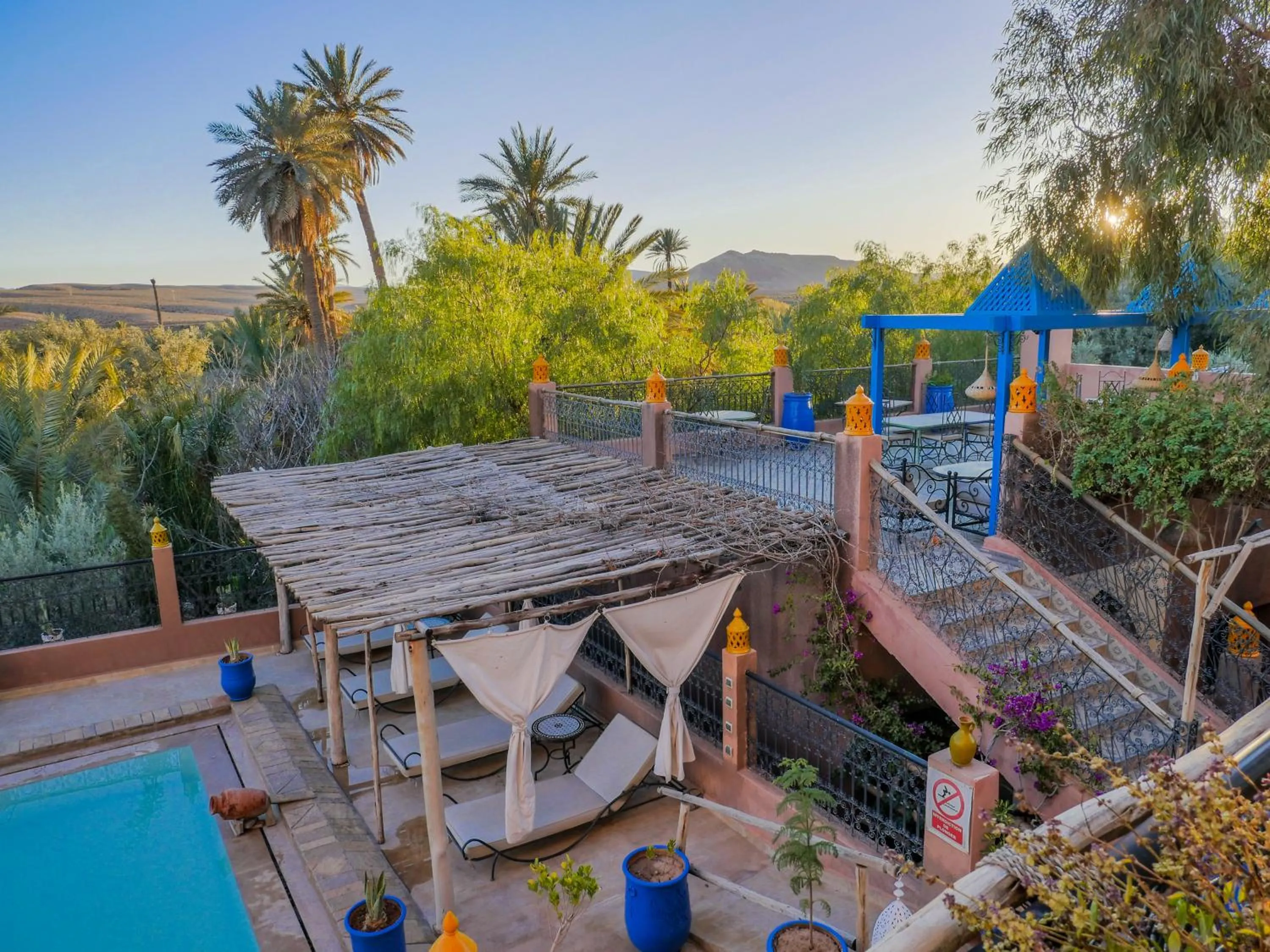 Patio in Riad Dar Bab Todra