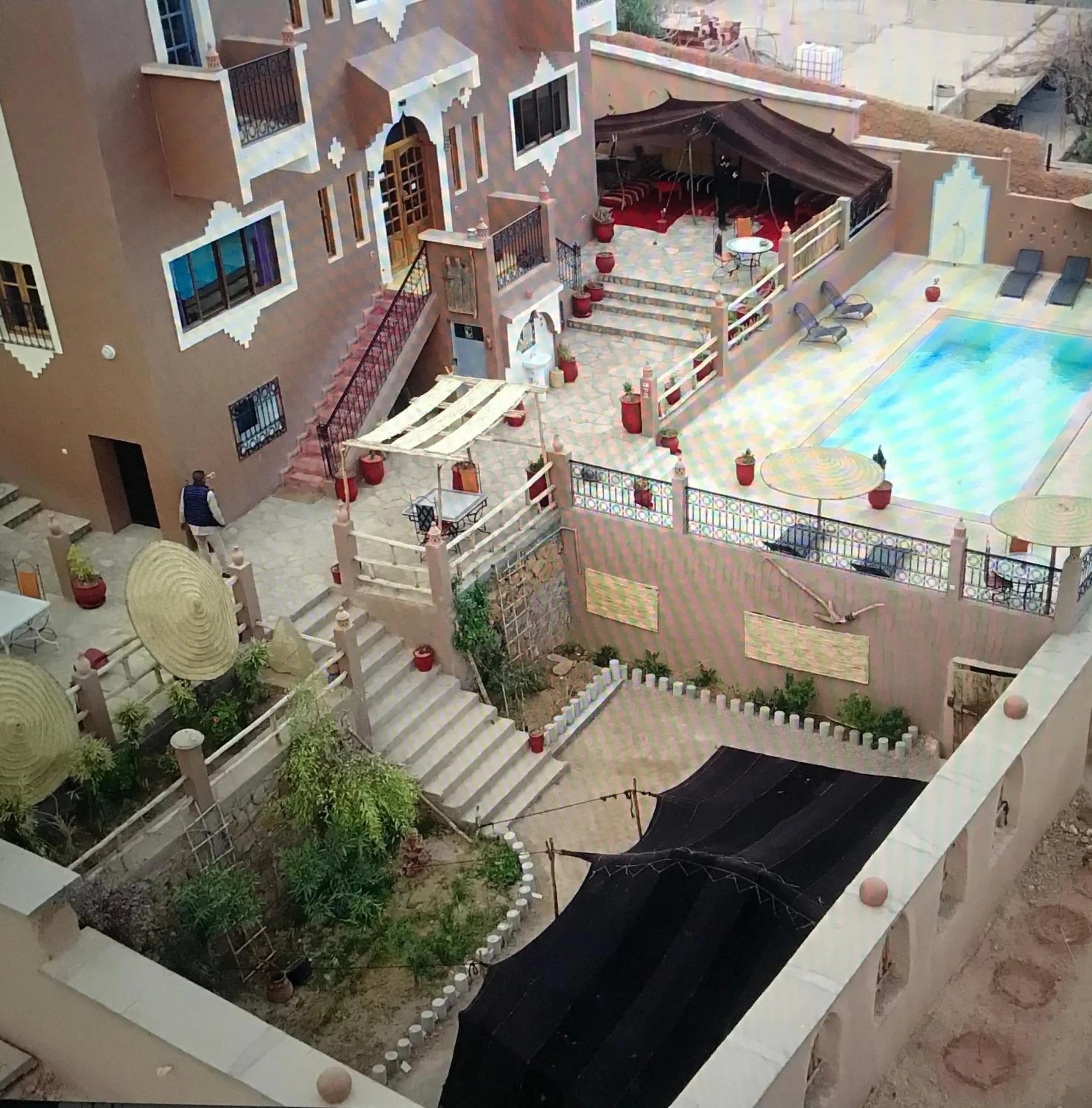 Balcony/Terrace in Riad Dar Bab Todra