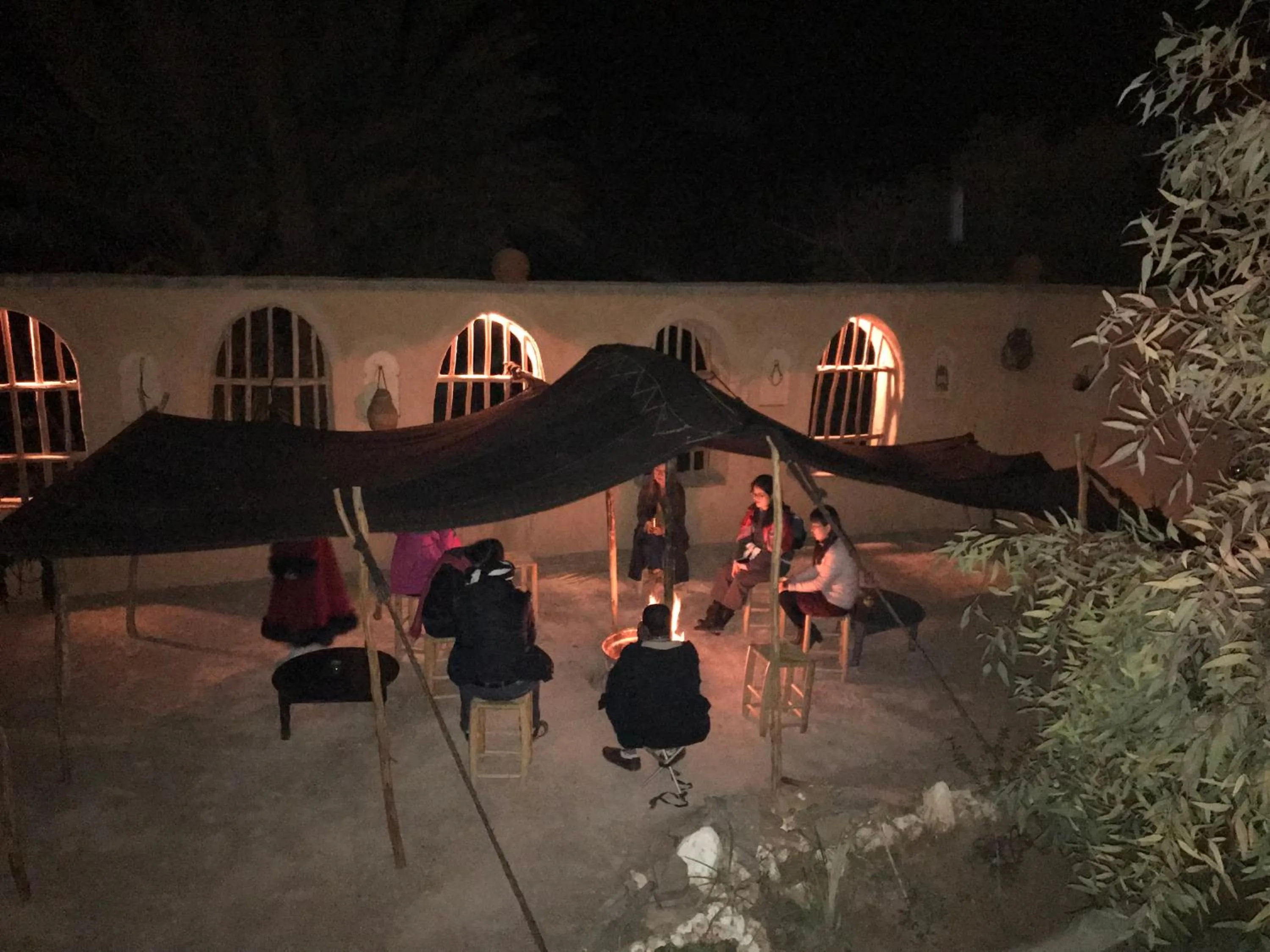 People in Riad Dar Bab Todra