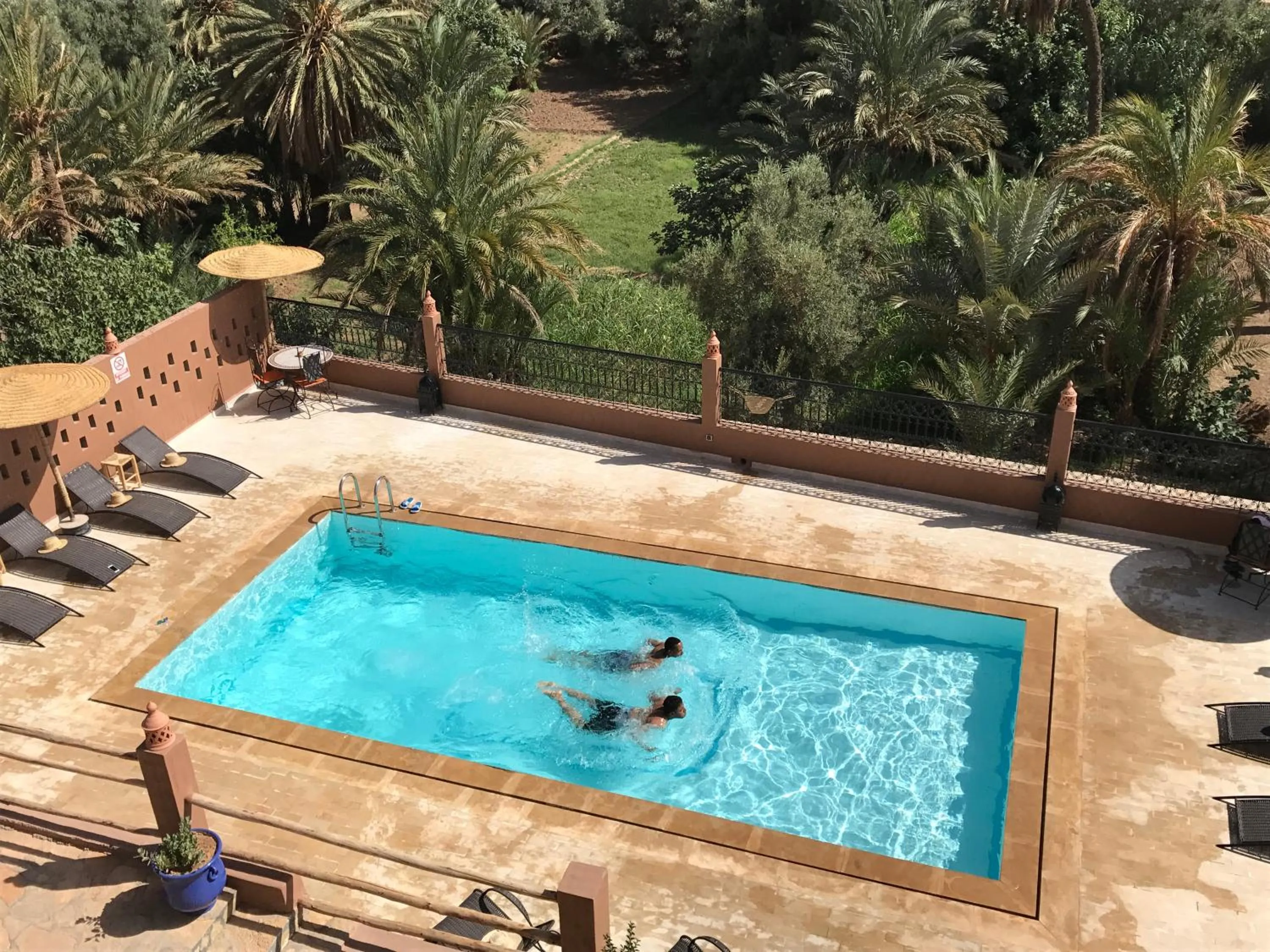 Swimming pool in Riad Dar Bab Todra