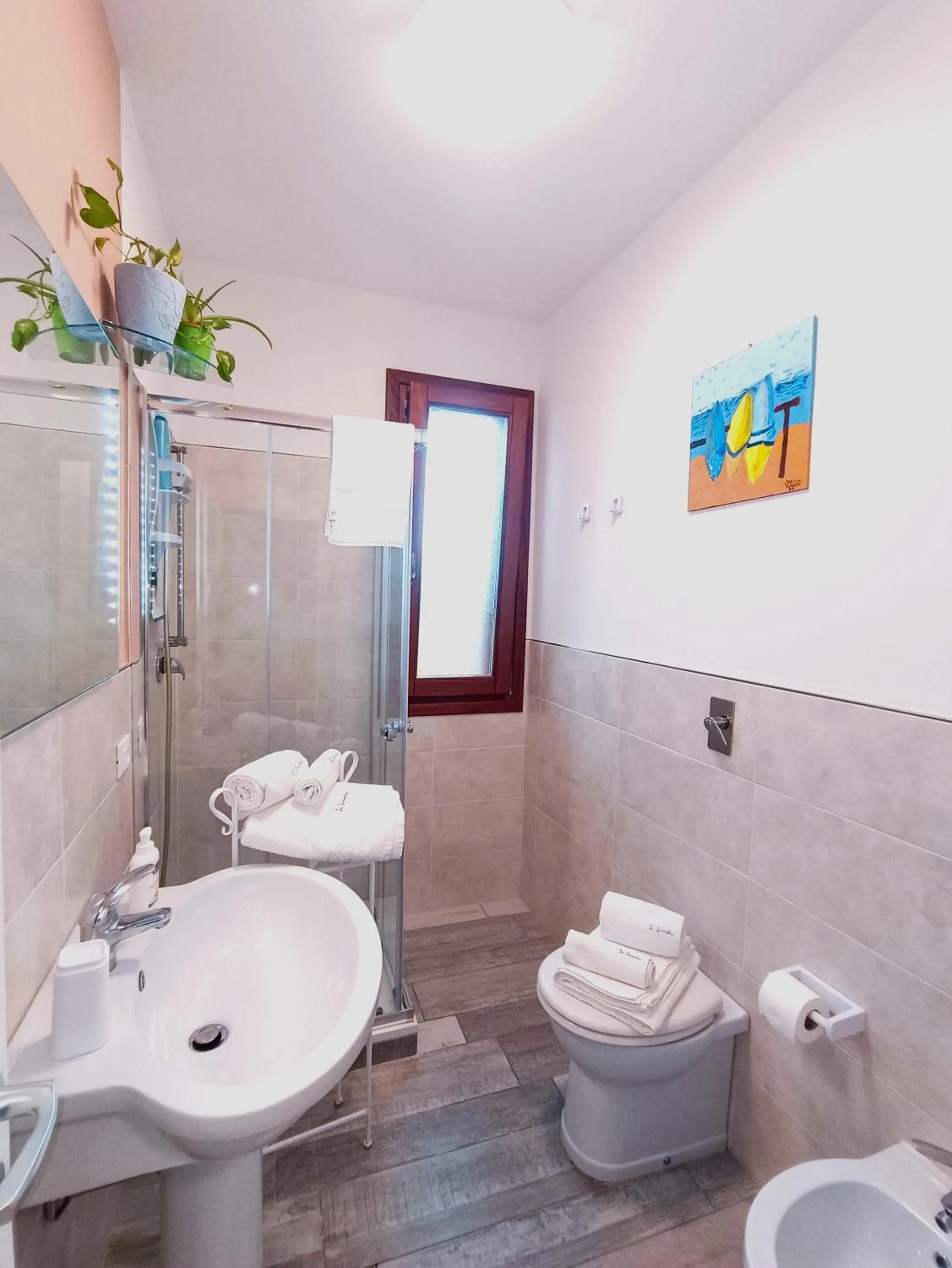 Shower in Appartamento Le Ginestre