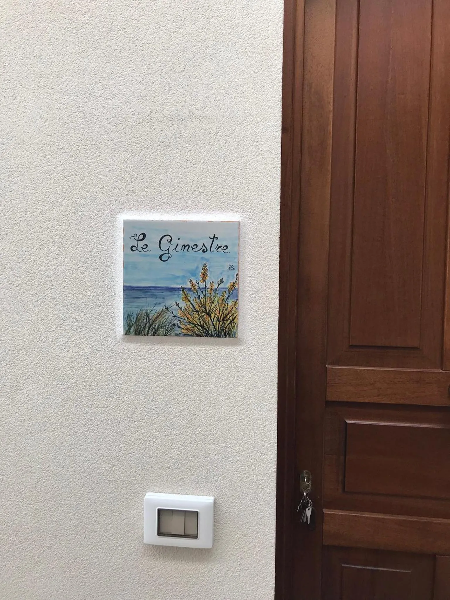 Decorative detail in Appartamento Le Ginestre