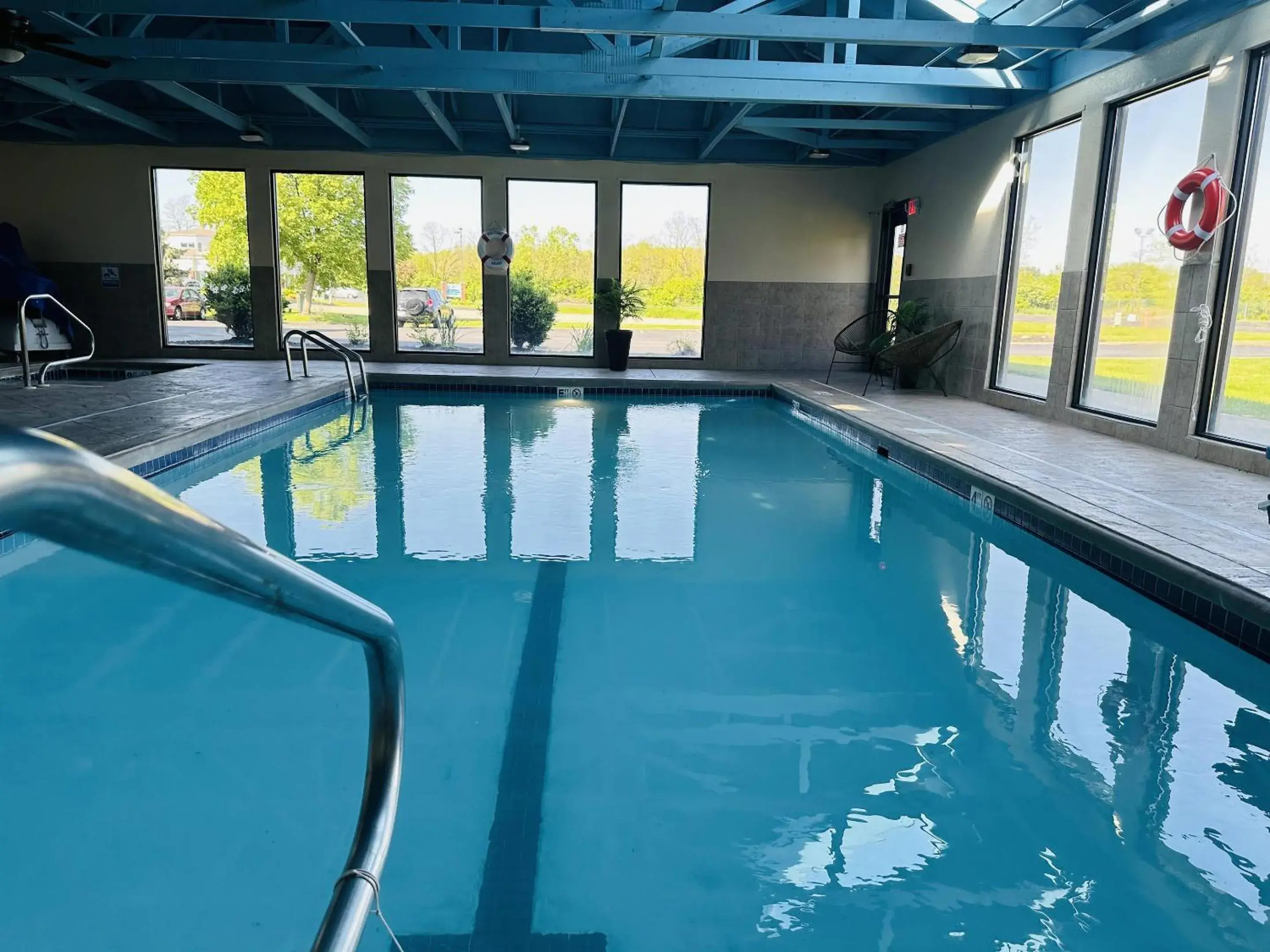 Swimming pool in Country Inn & Suites by Radisson, Canton near Hall of Fame Swimming pool in Country Inn & Suites by Radisson, Canton near Hall of Fame