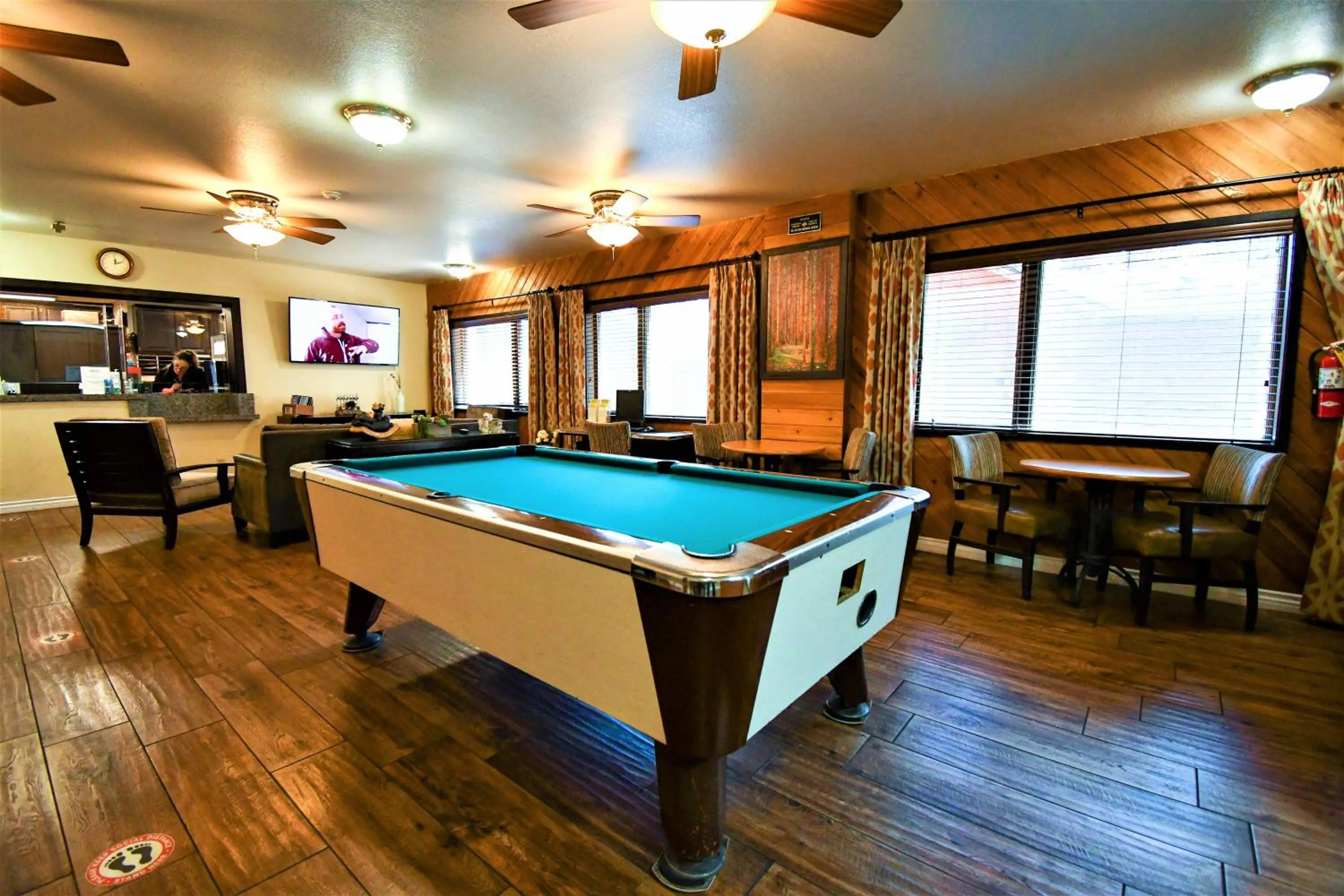 Billiard in Snow Lake Lodge