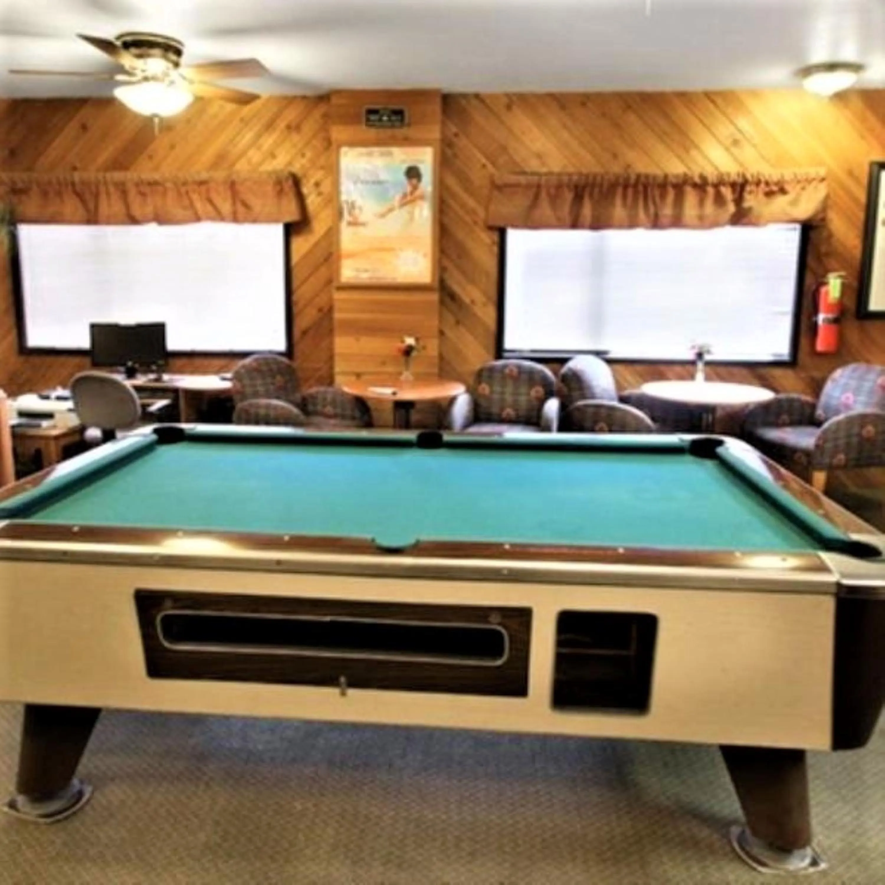 Billiard in Snow Lake Lodge