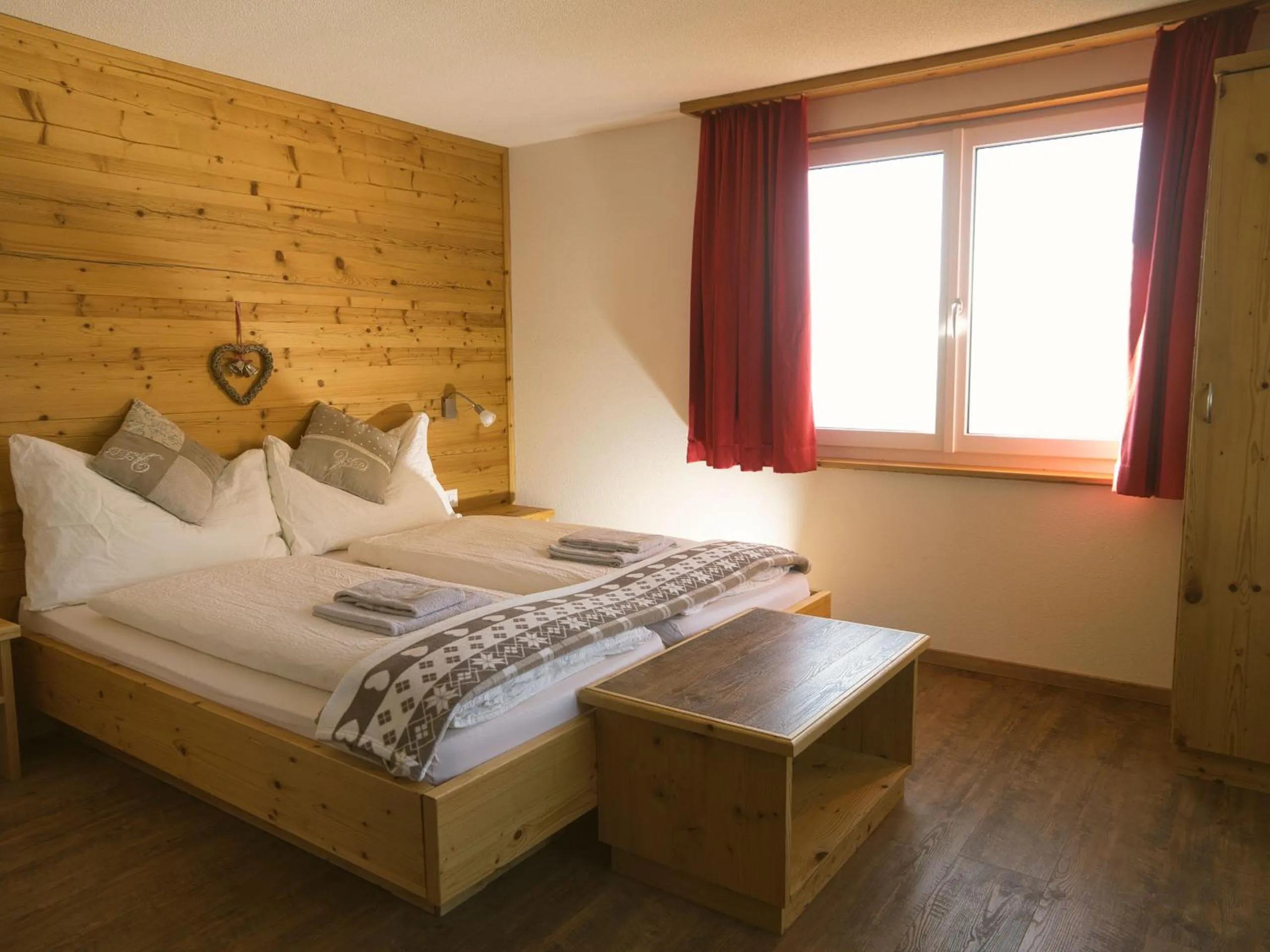 Bed in Hotel Aletschhorn