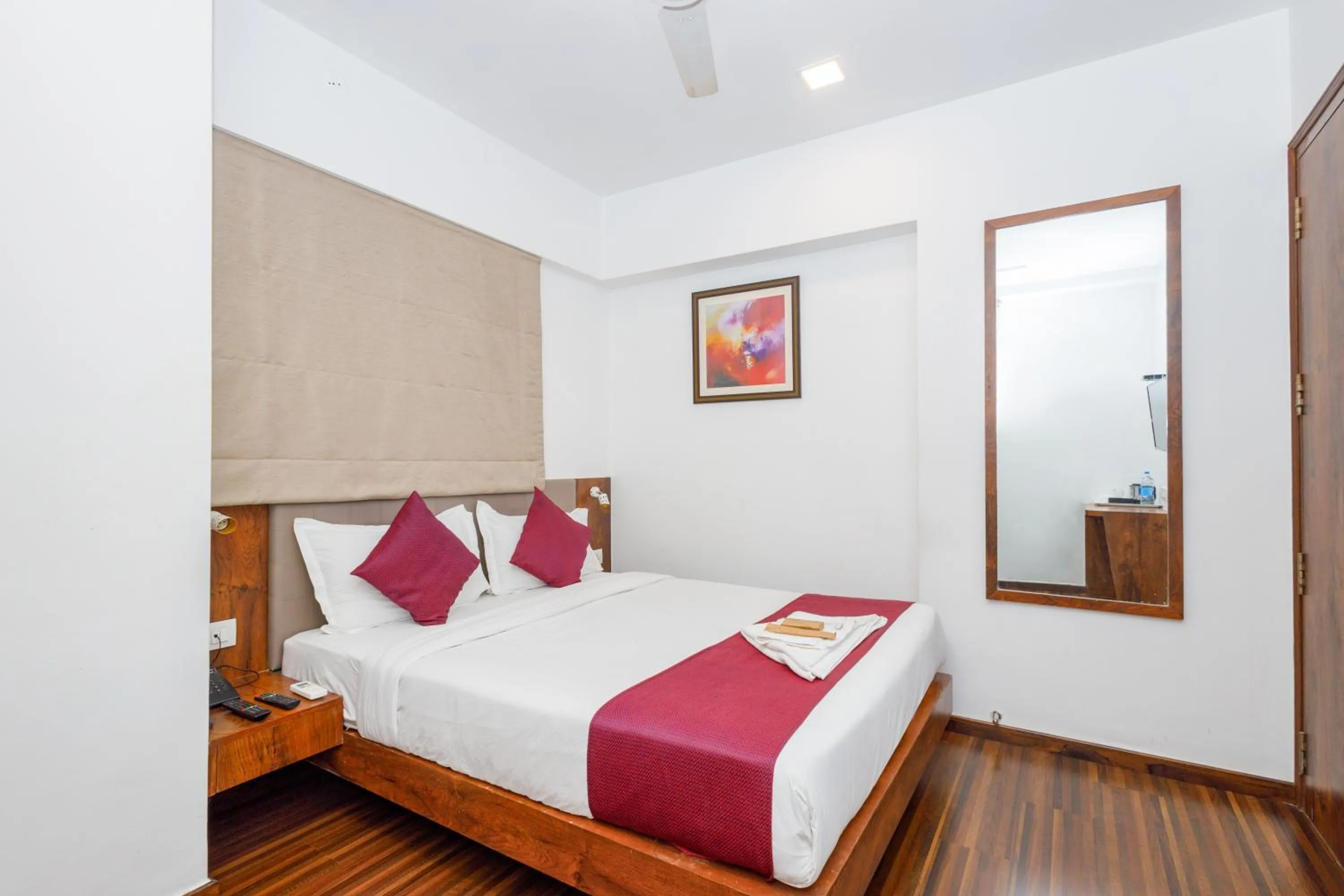 Bed in J Hotel and Banquets