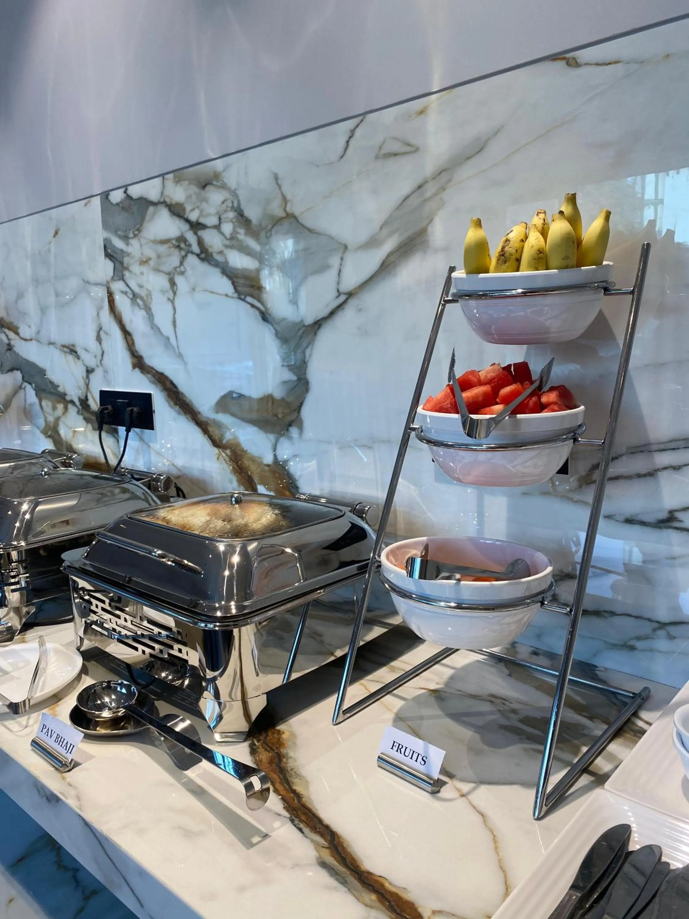 Food and drinks in J Hotel and Banquets