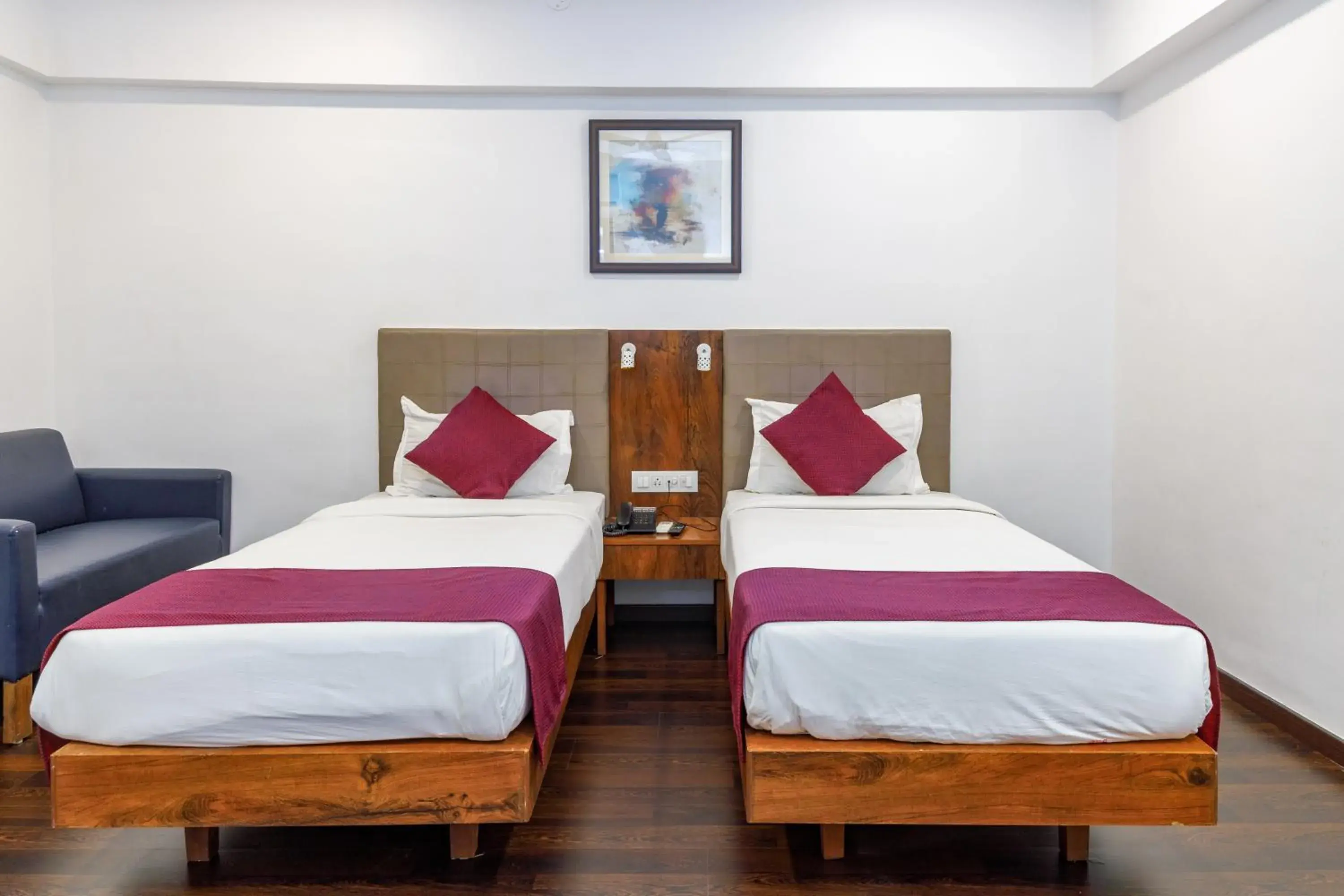 Bed in J Hotel and Banquets Bed in J Hotel and Banquets