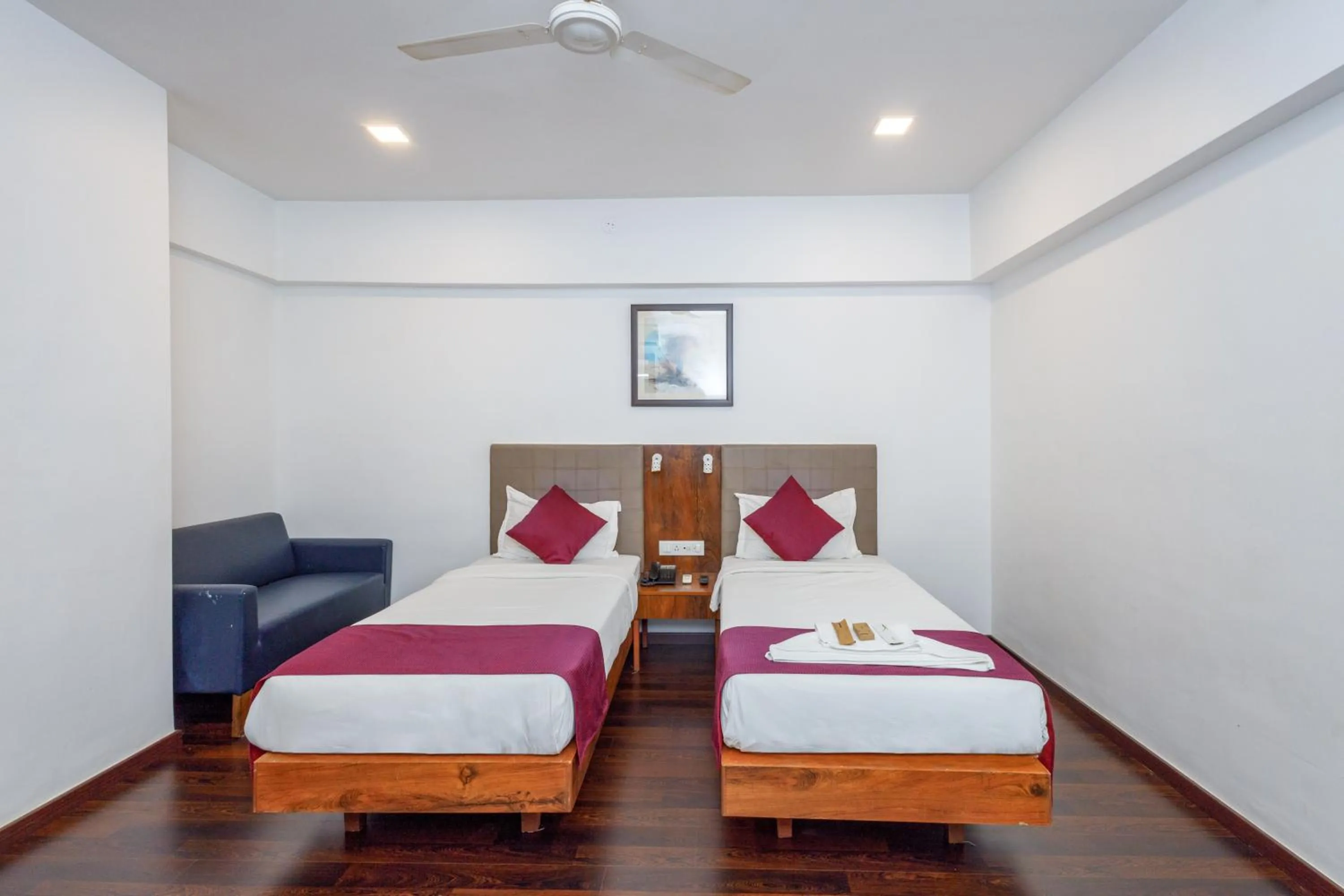 Bed in J Hotel and Banquets