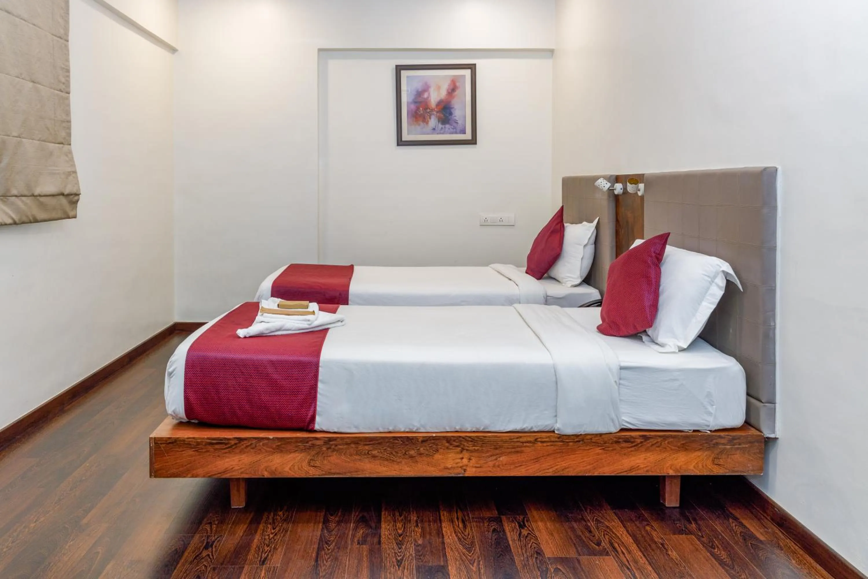 Bed in J Hotel and Banquets