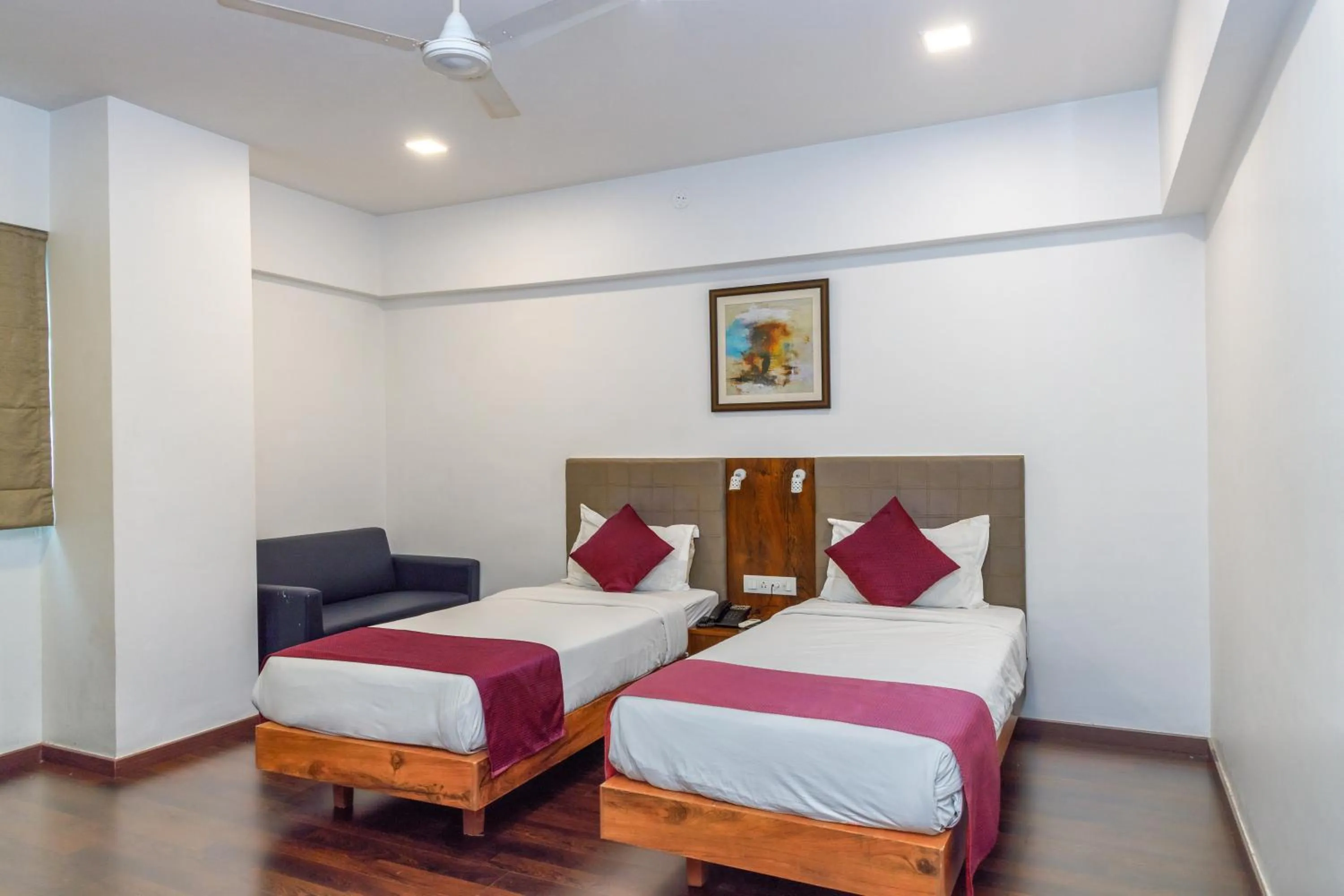 Bed in J Hotel and Banquets