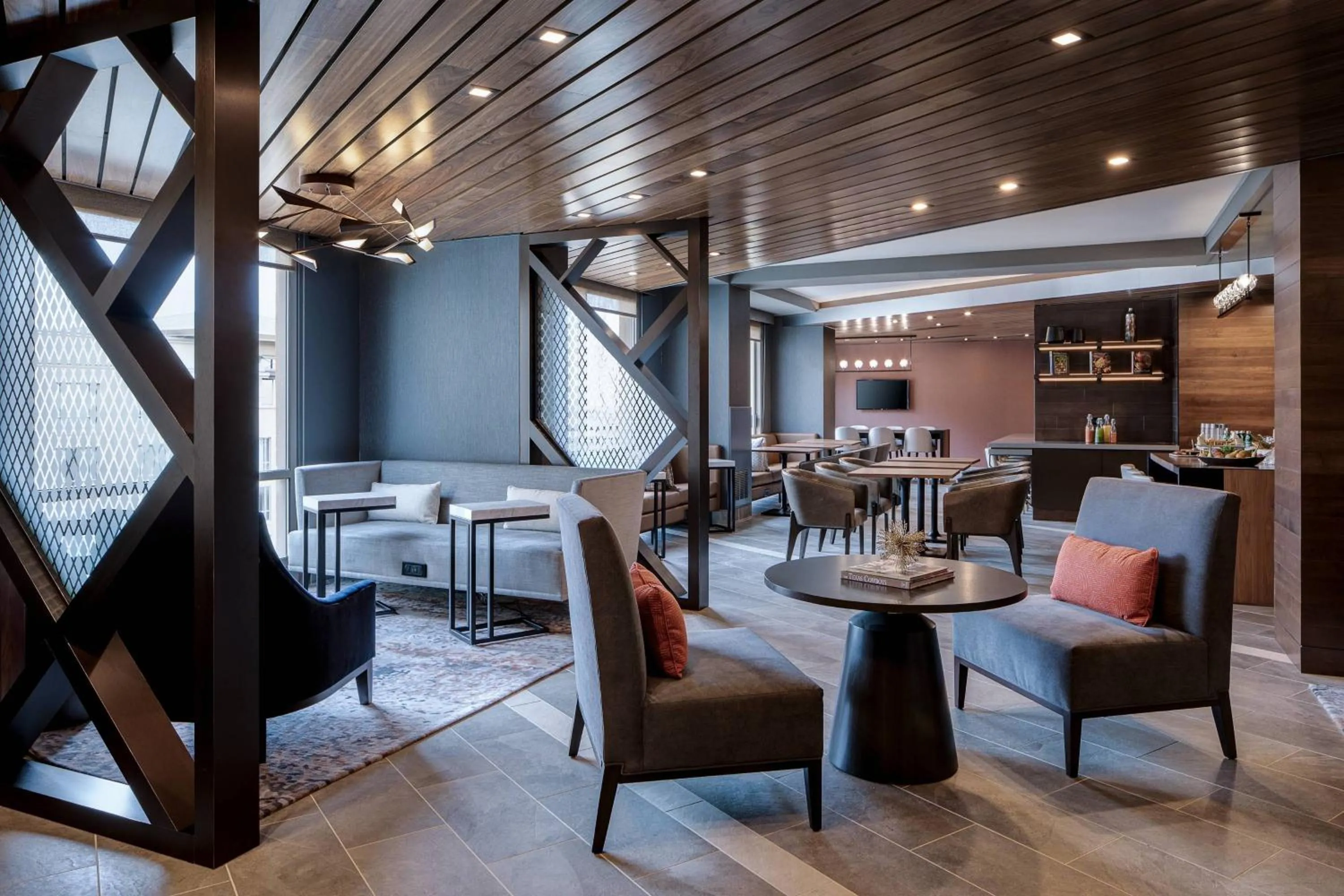 Lounge or bar in Dallas/Plano Marriott at Legacy Town Center