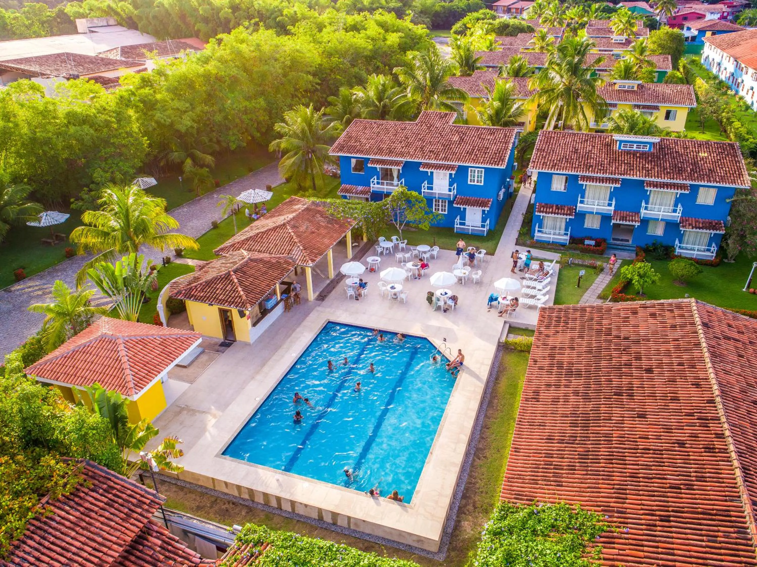 Pool view in Atlântida Park Hotel