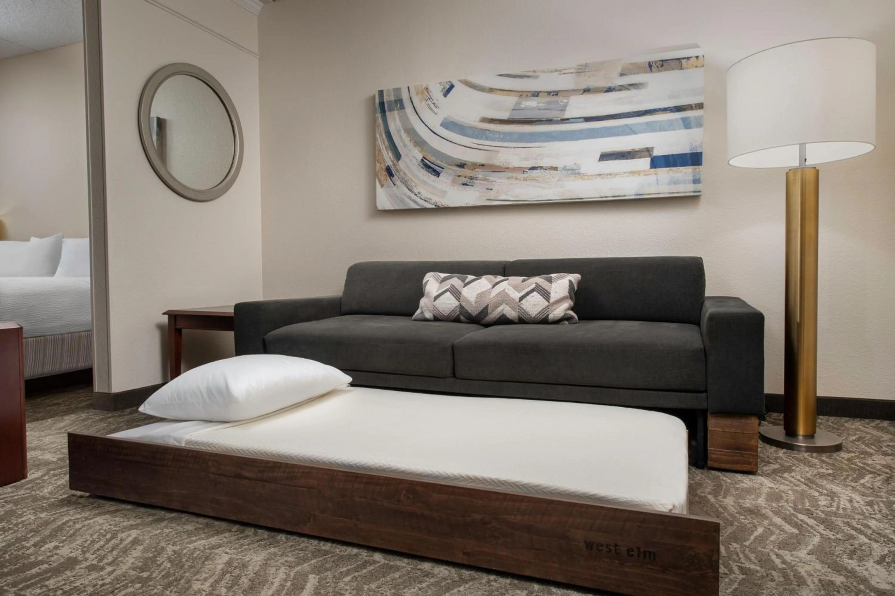 Bedroom, Bed in SpringHill Suites Dallas Addison/Quorum Drive
