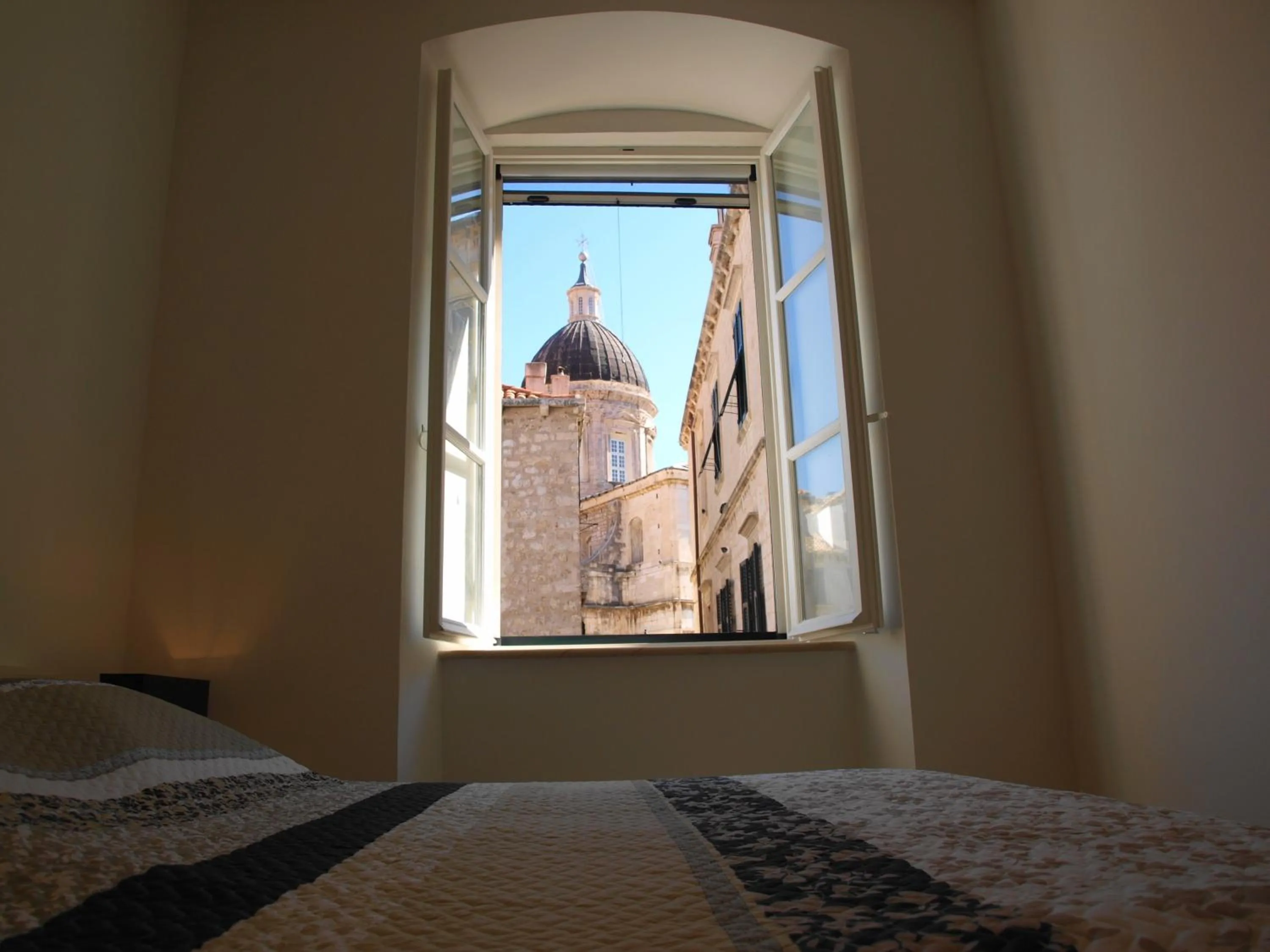 View (from property/room), Bed in Miró Studio Apartments Dubrovnik