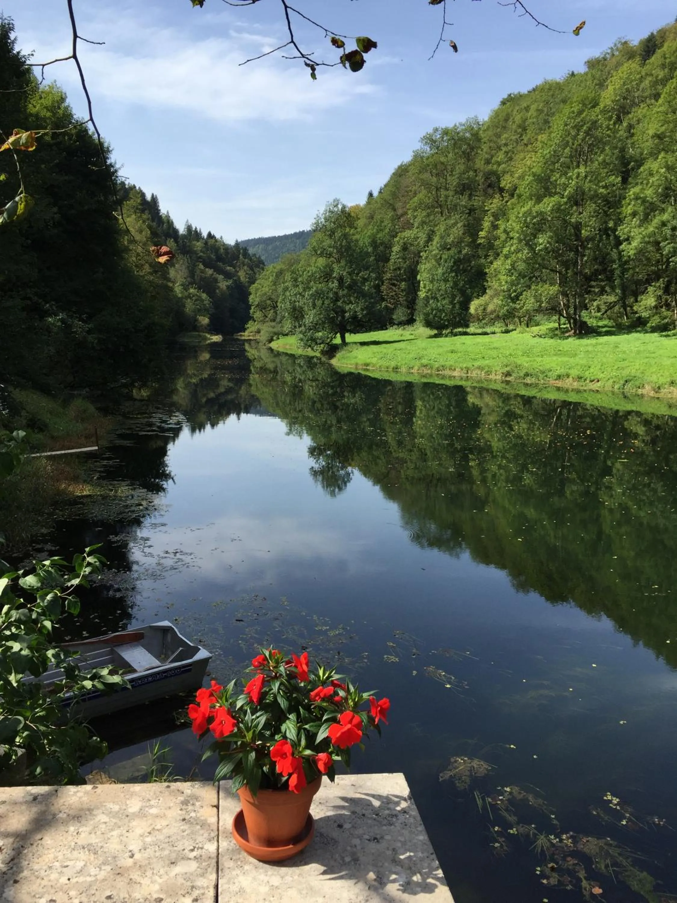 Natural landscape in Auberge de la Bouege