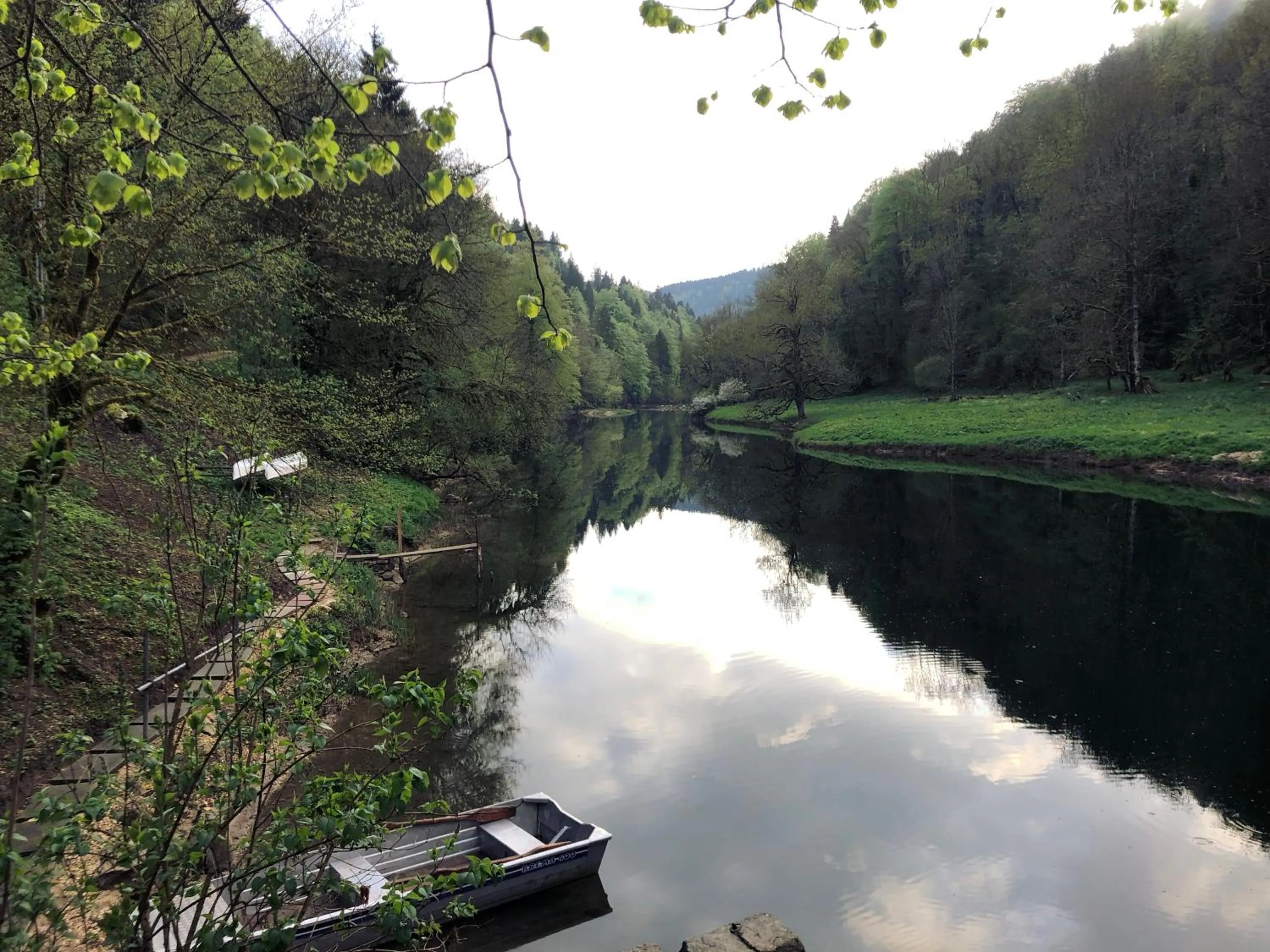 Canoeing in Auberge de la Bouege