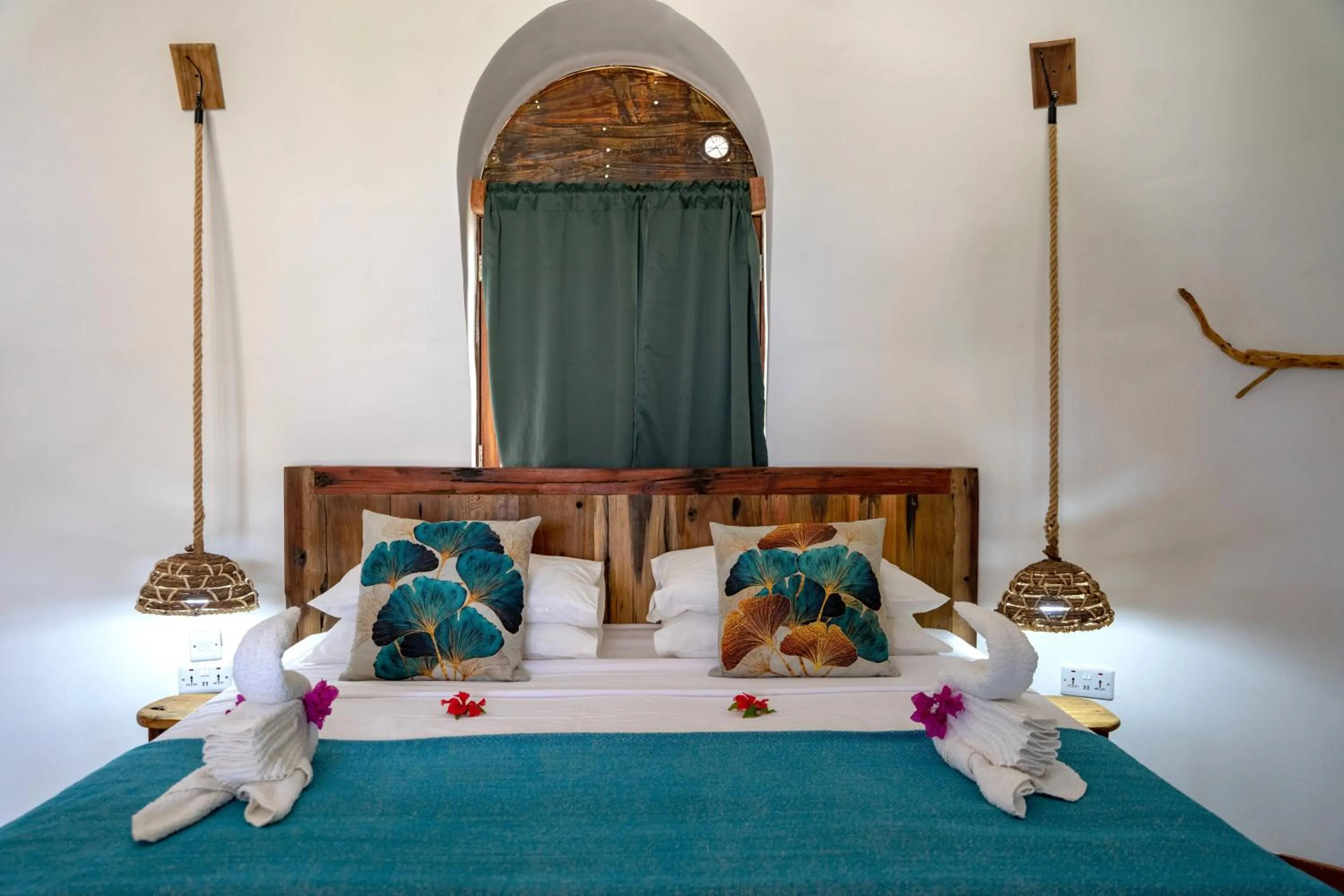 Bed in Aya Beach Resort