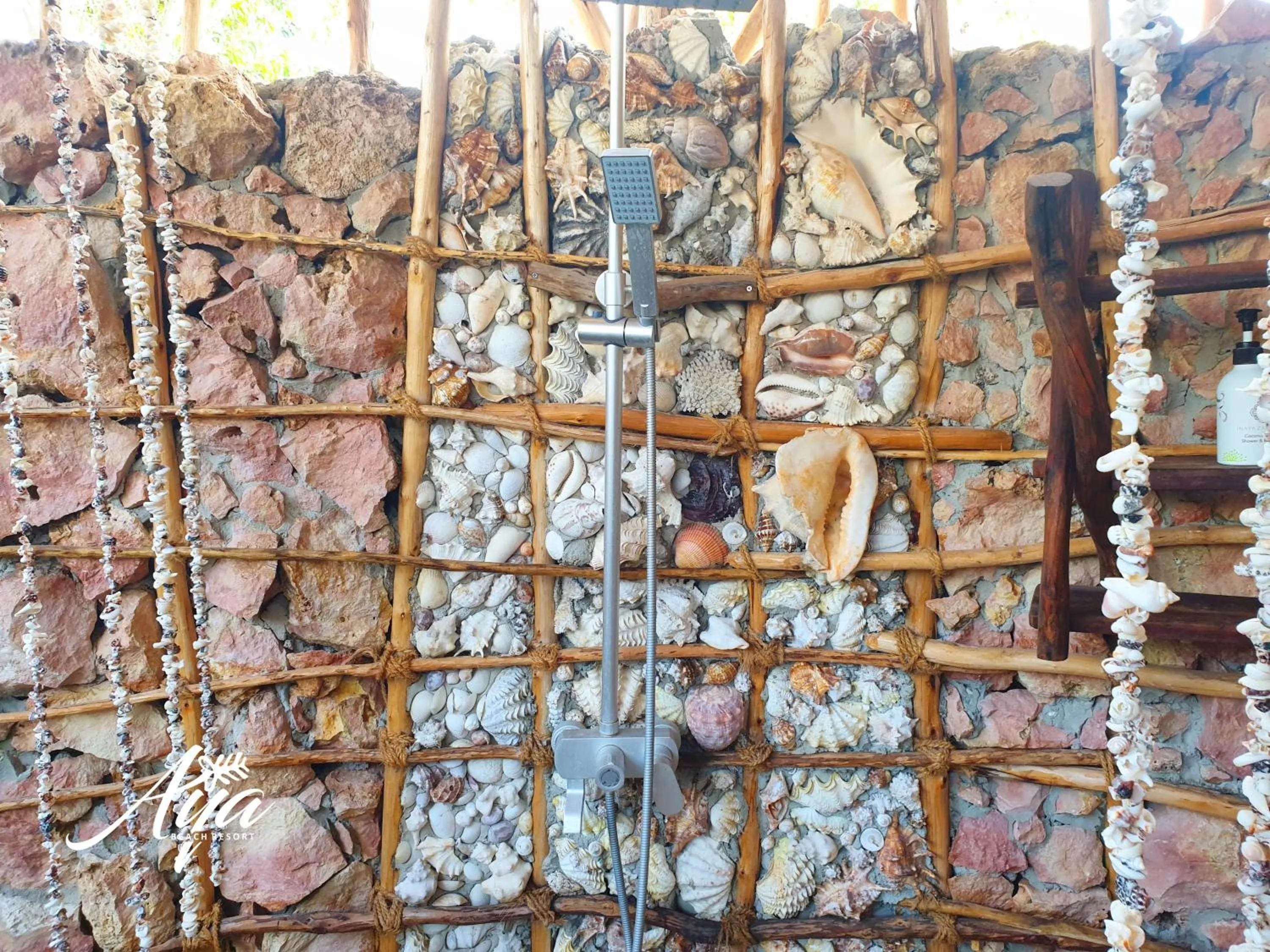 Shower in Aya Beach Resort