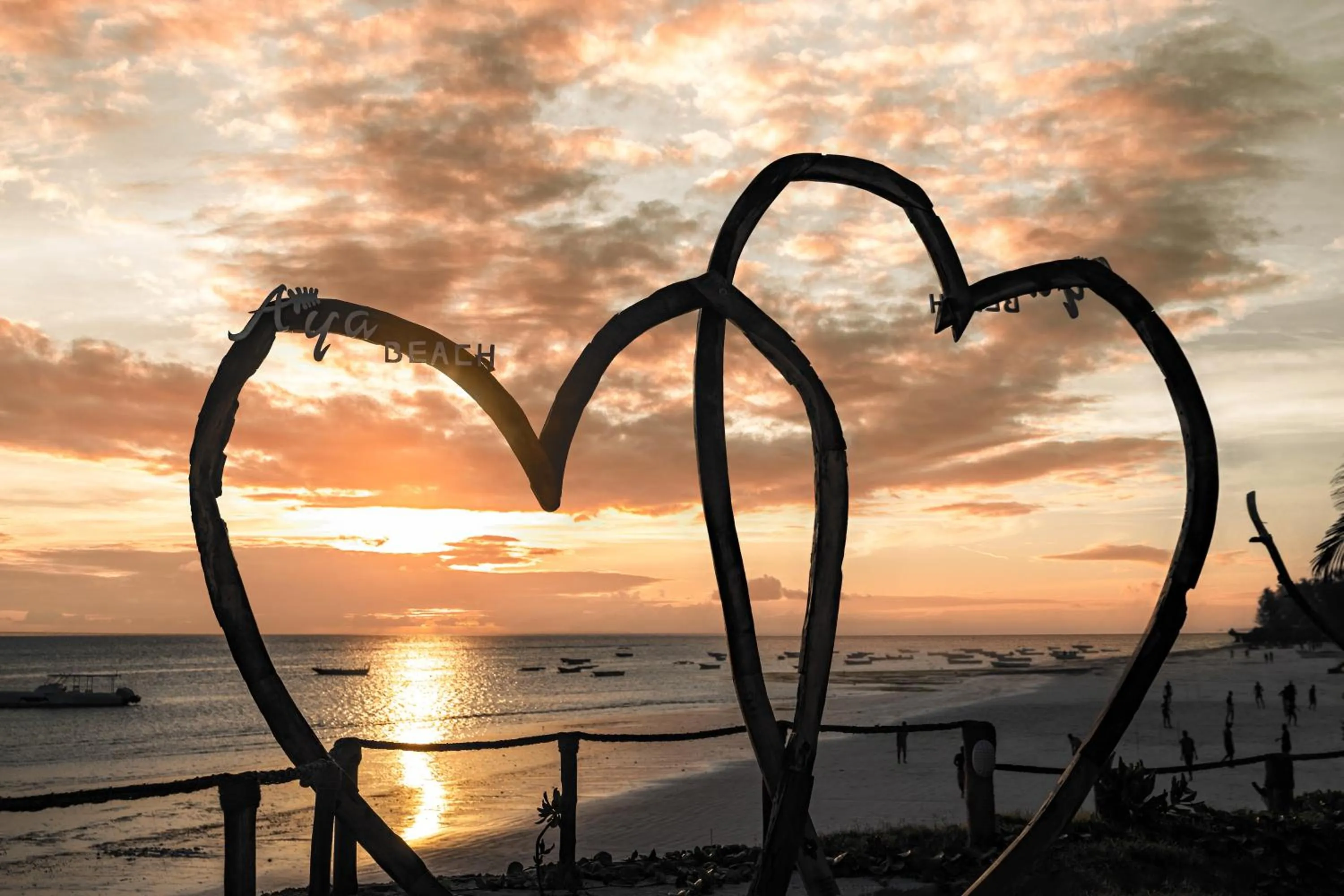 Sunset in Aya Beach Resort