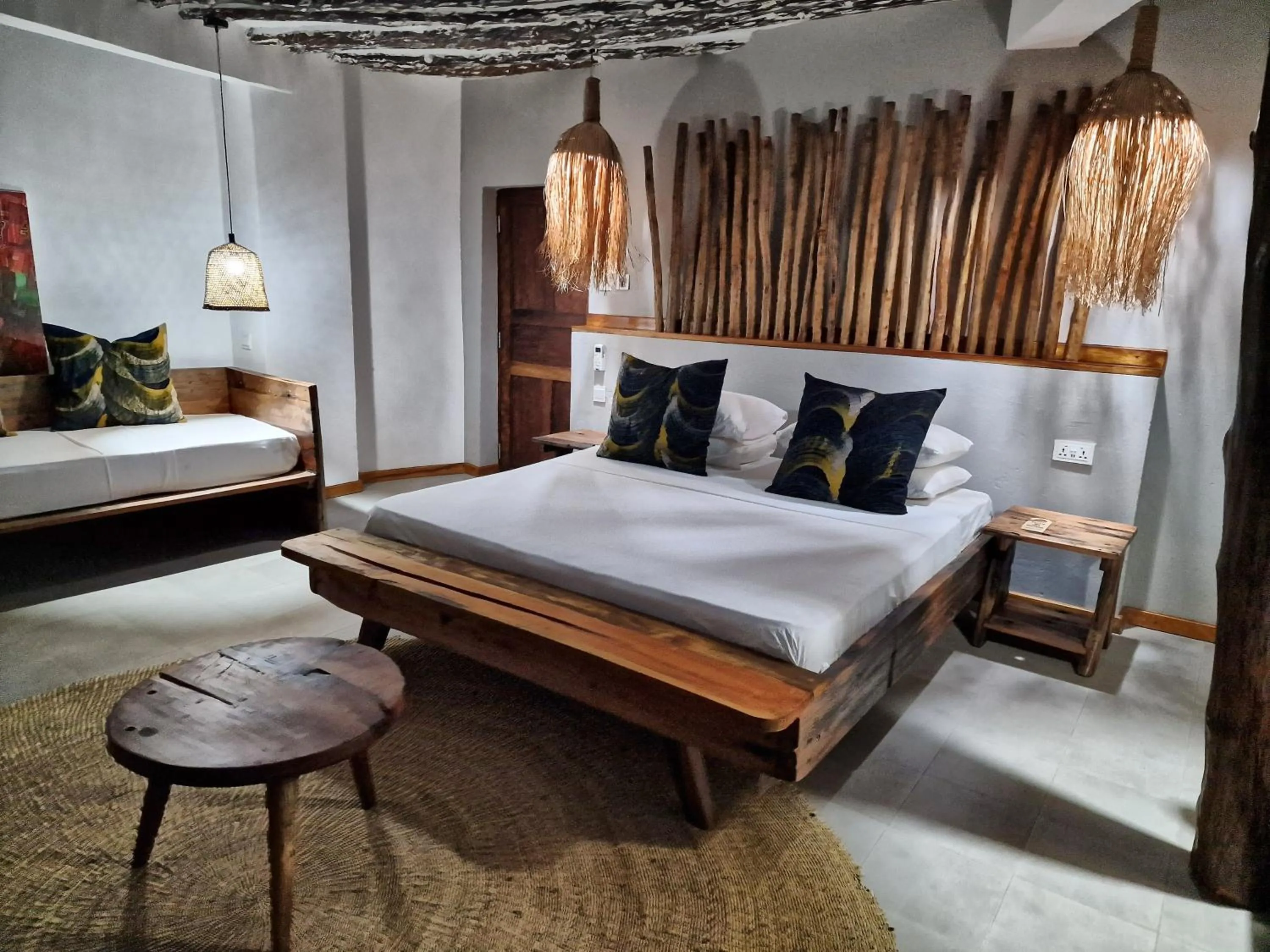 Bed in Aya Beach Resort