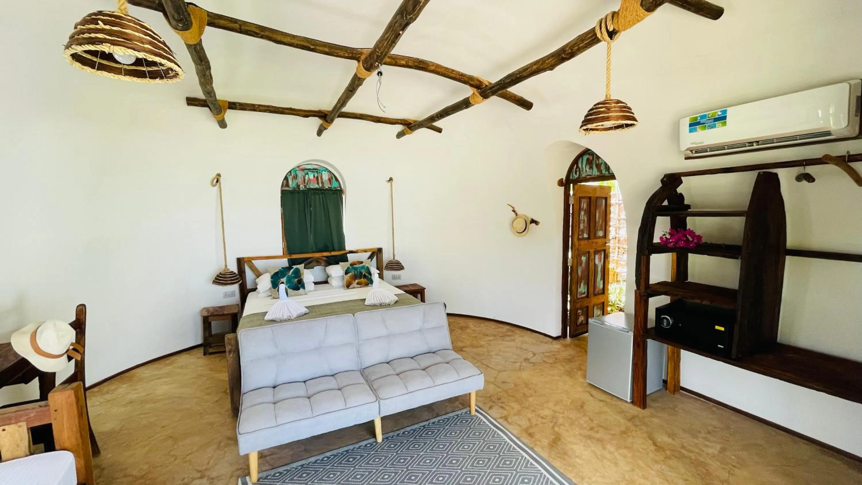 View (from property/room), Bed in Aya Beach Resort