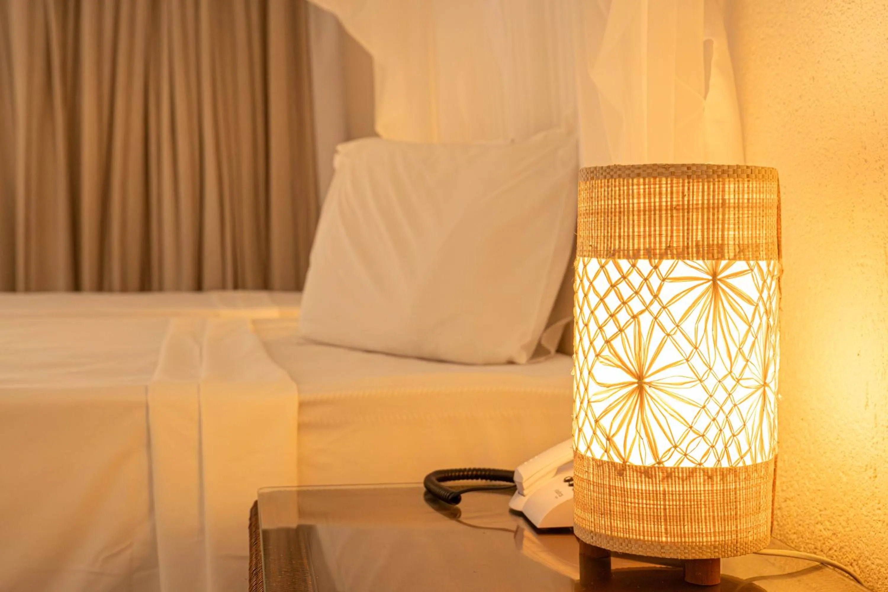 Bed in Arraial Bangalô Praia Hotel