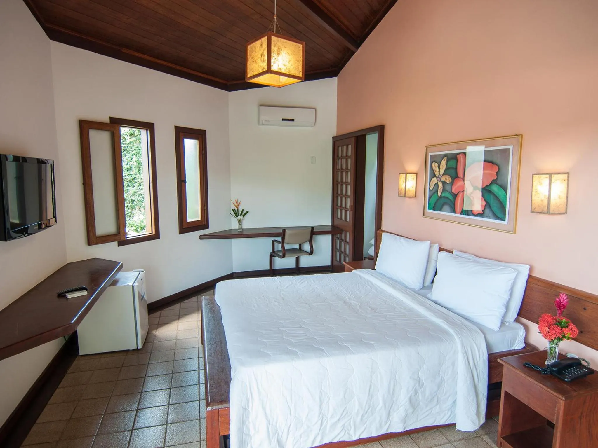 Bedroom, Bed in Arraial Bangalô Praia Hotel