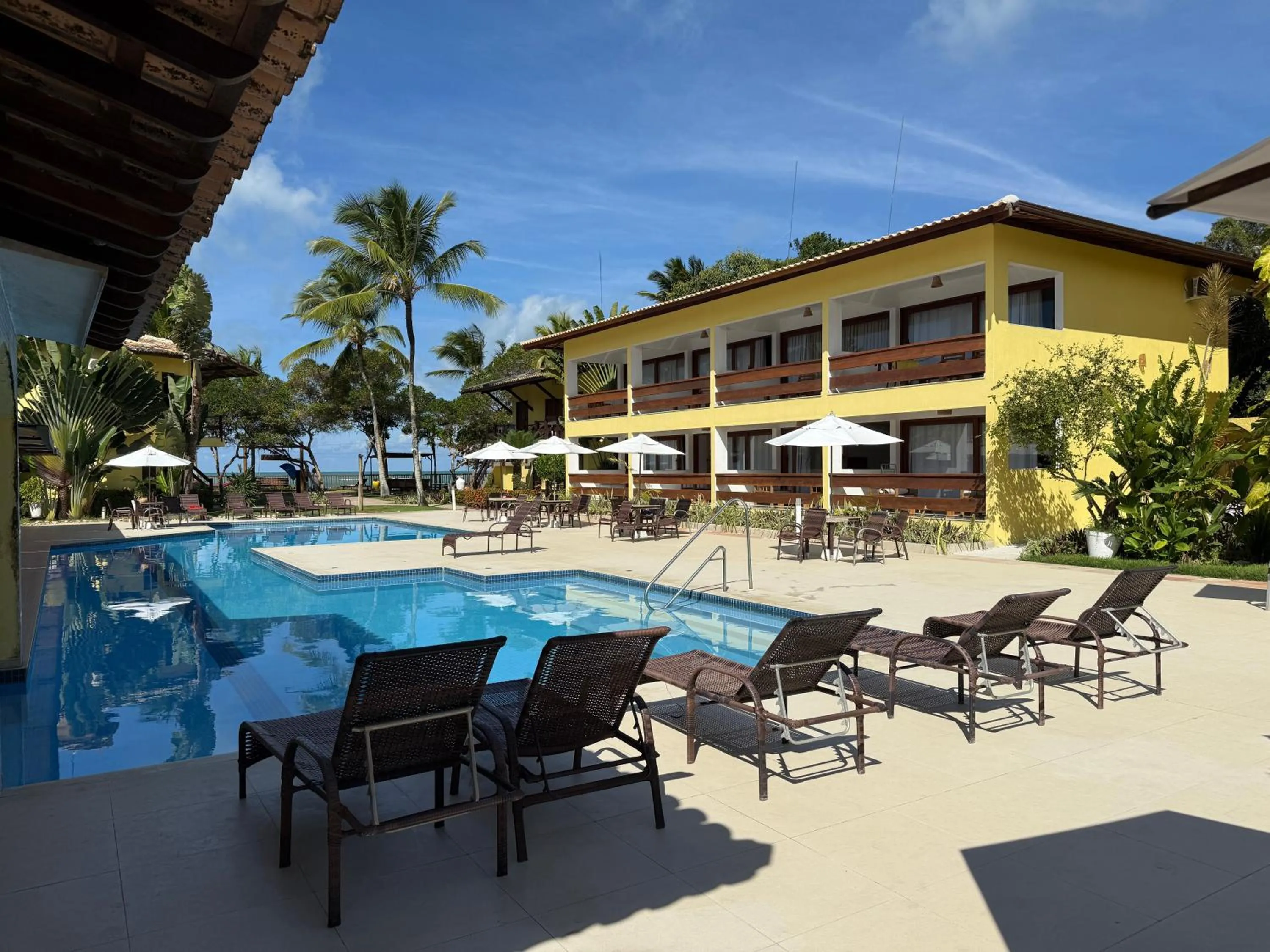 Pool view in Arraial Bangalô Praia Hotel