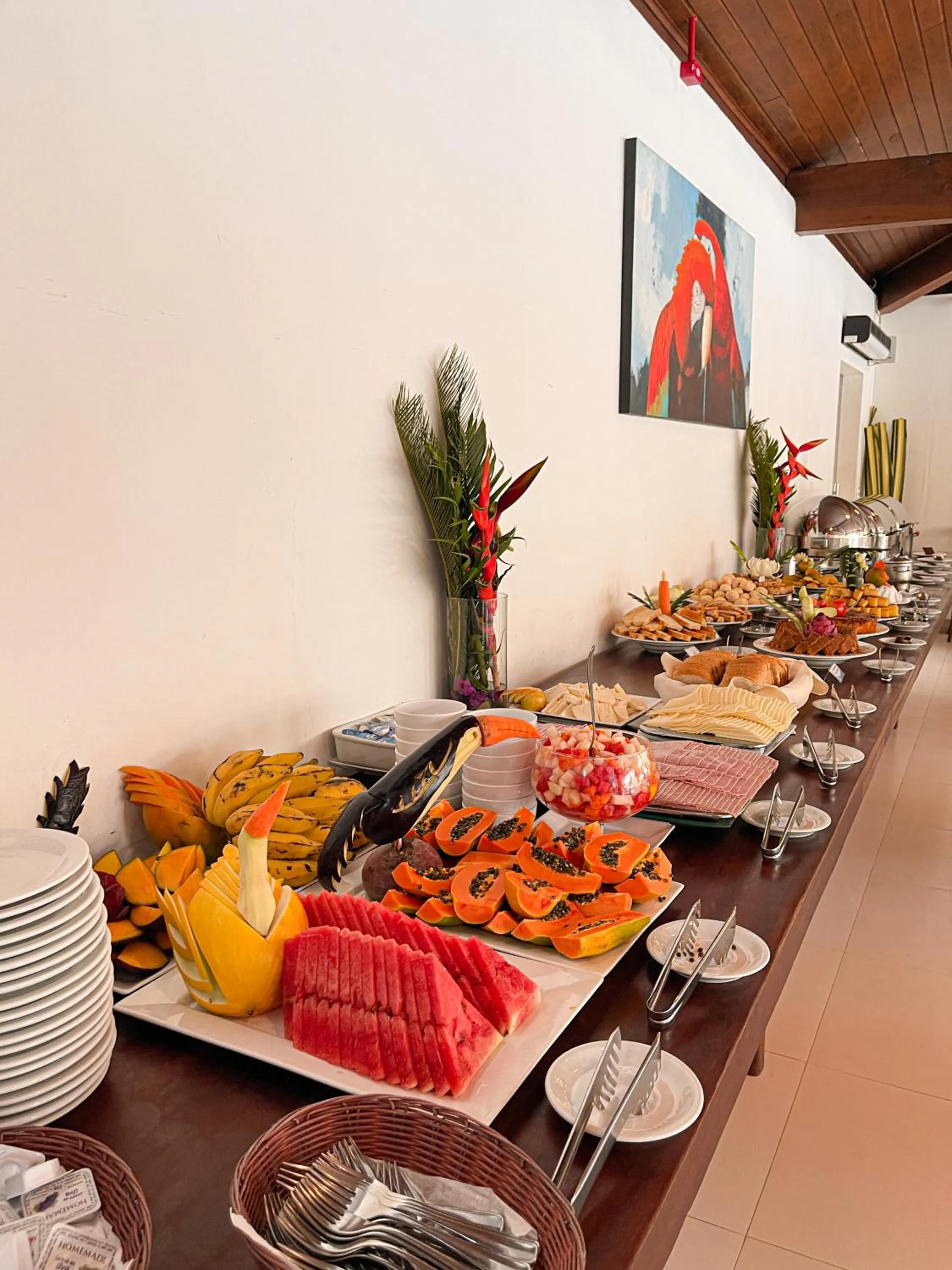 Food in Arraial Bangalô Praia Hotel