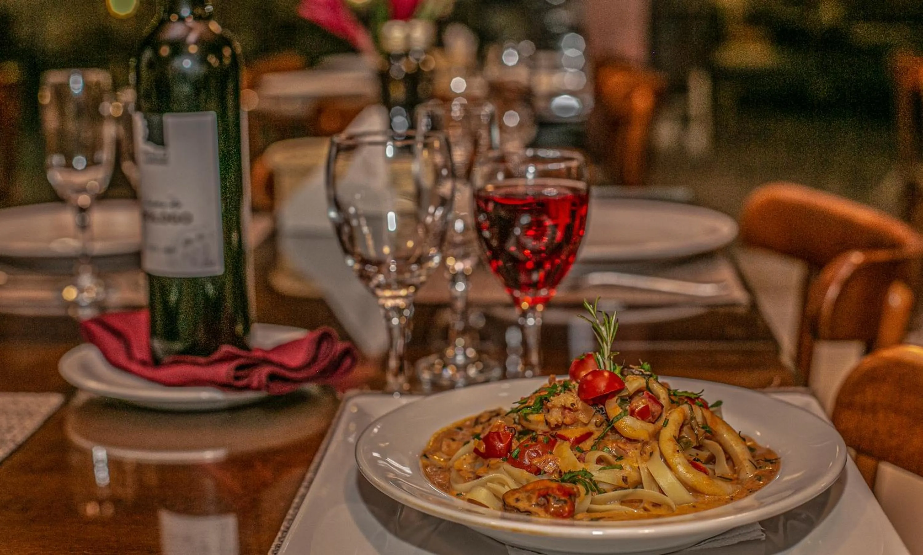 Dinner in Arraial Bangalô Praia Hotel