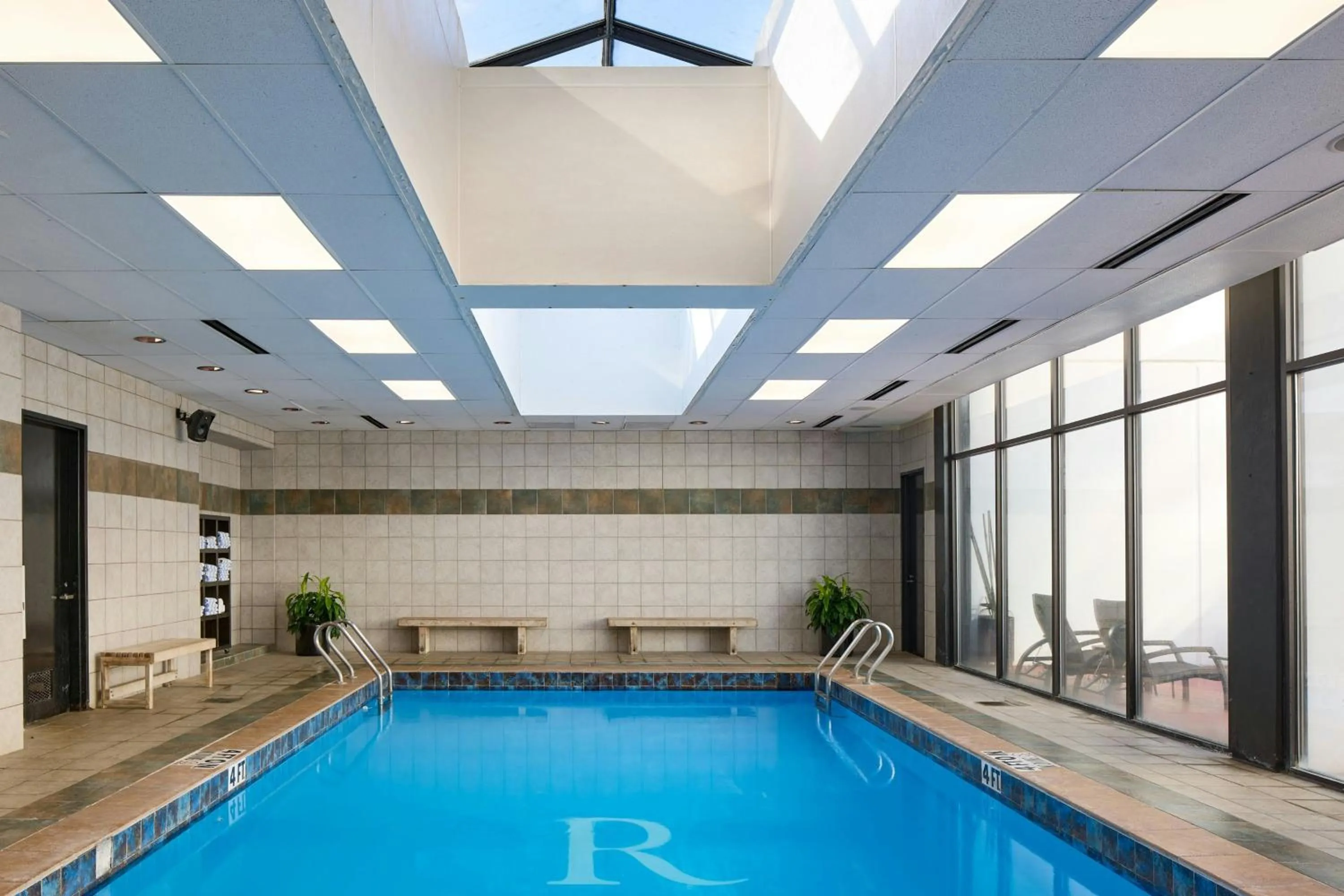 Swimming pool in The Worthington Renaissance Fort Worth Hotel