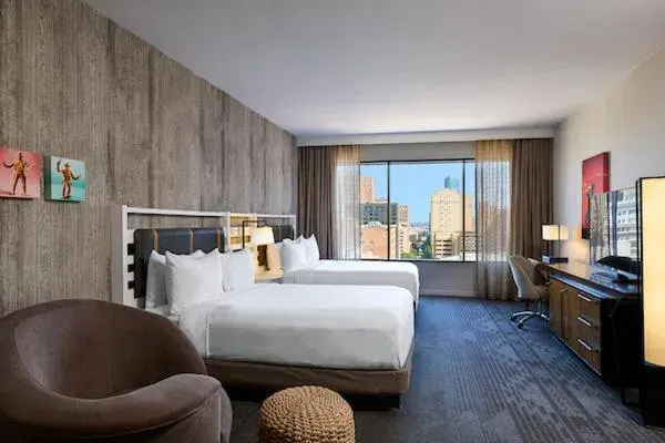 Queen Room with Two Queen Beds in The Worthington Renaissance Fort Worth Hotel Queen Room with Two Queen Beds in The Worthington Renaissance Fort Worth Hotel