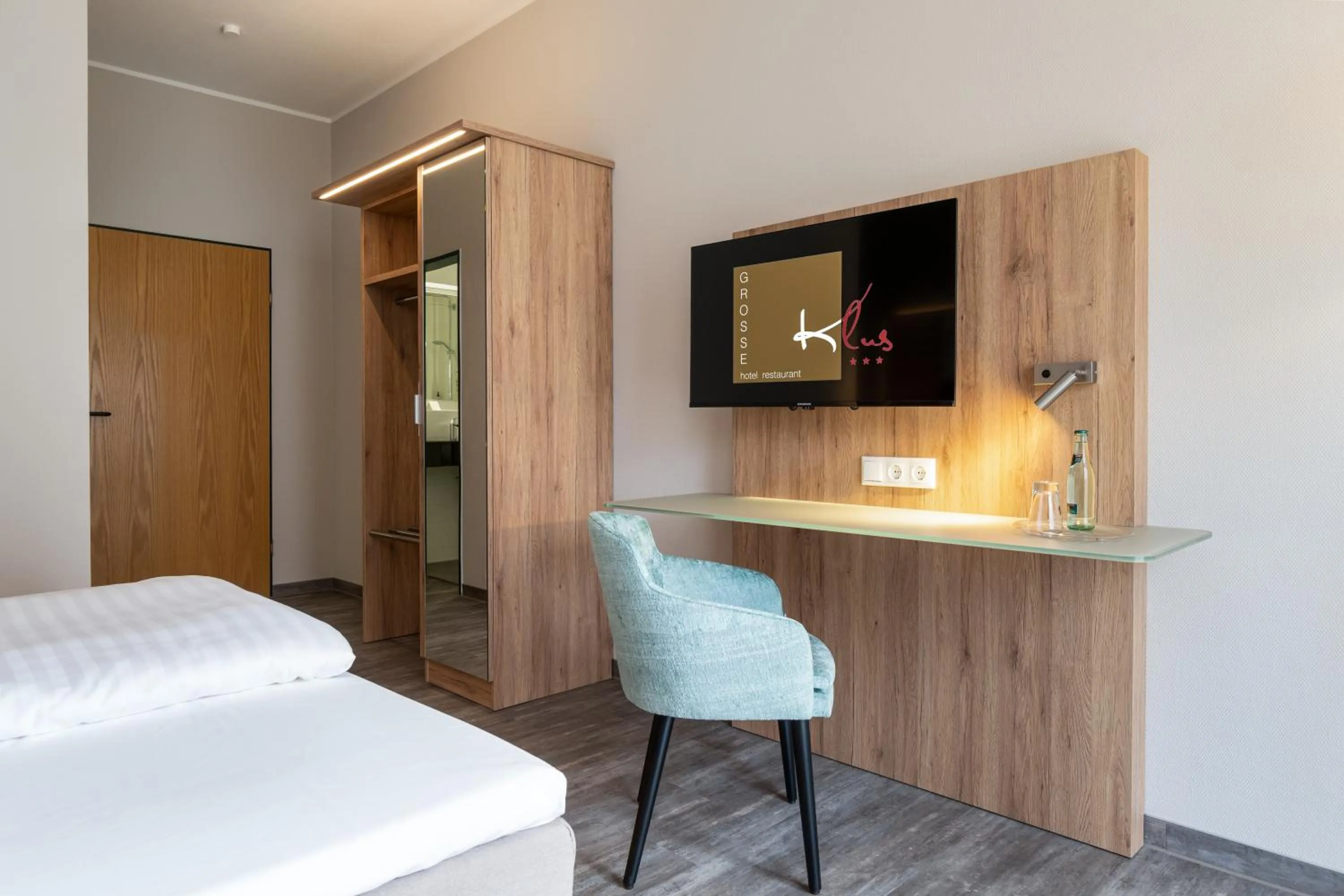 Decorative detail, Bed in Hotel Grosse Klus