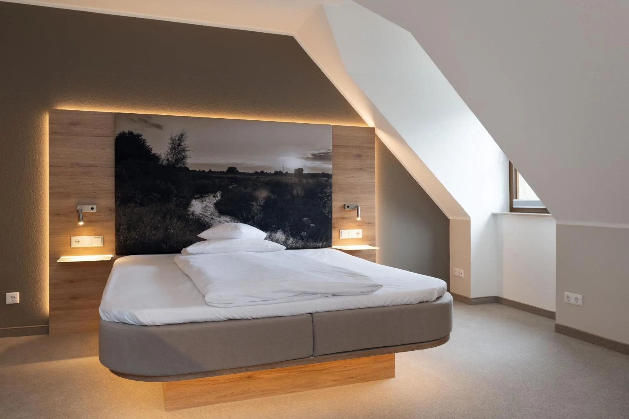 Bed in Hotel Grosse Klus