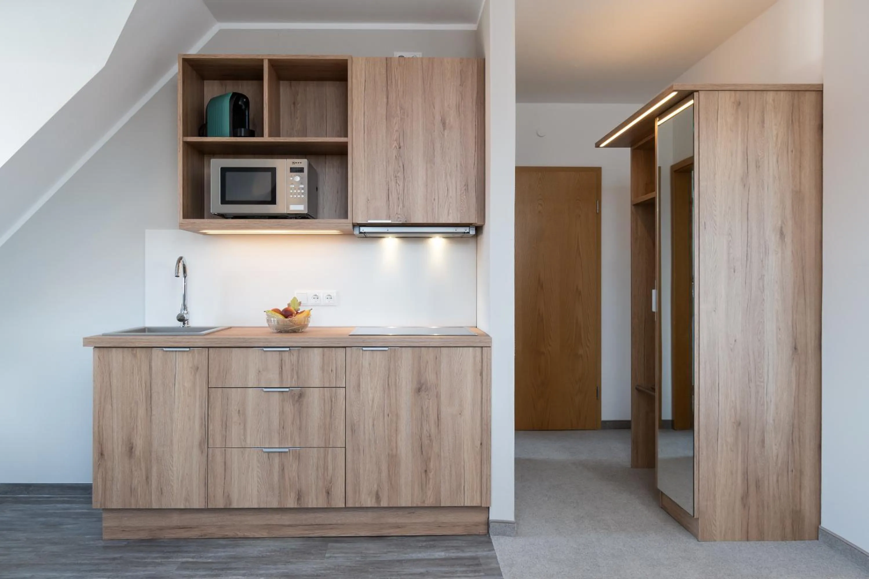 Kitchen or kitchenette in Hotel Grosse Klus