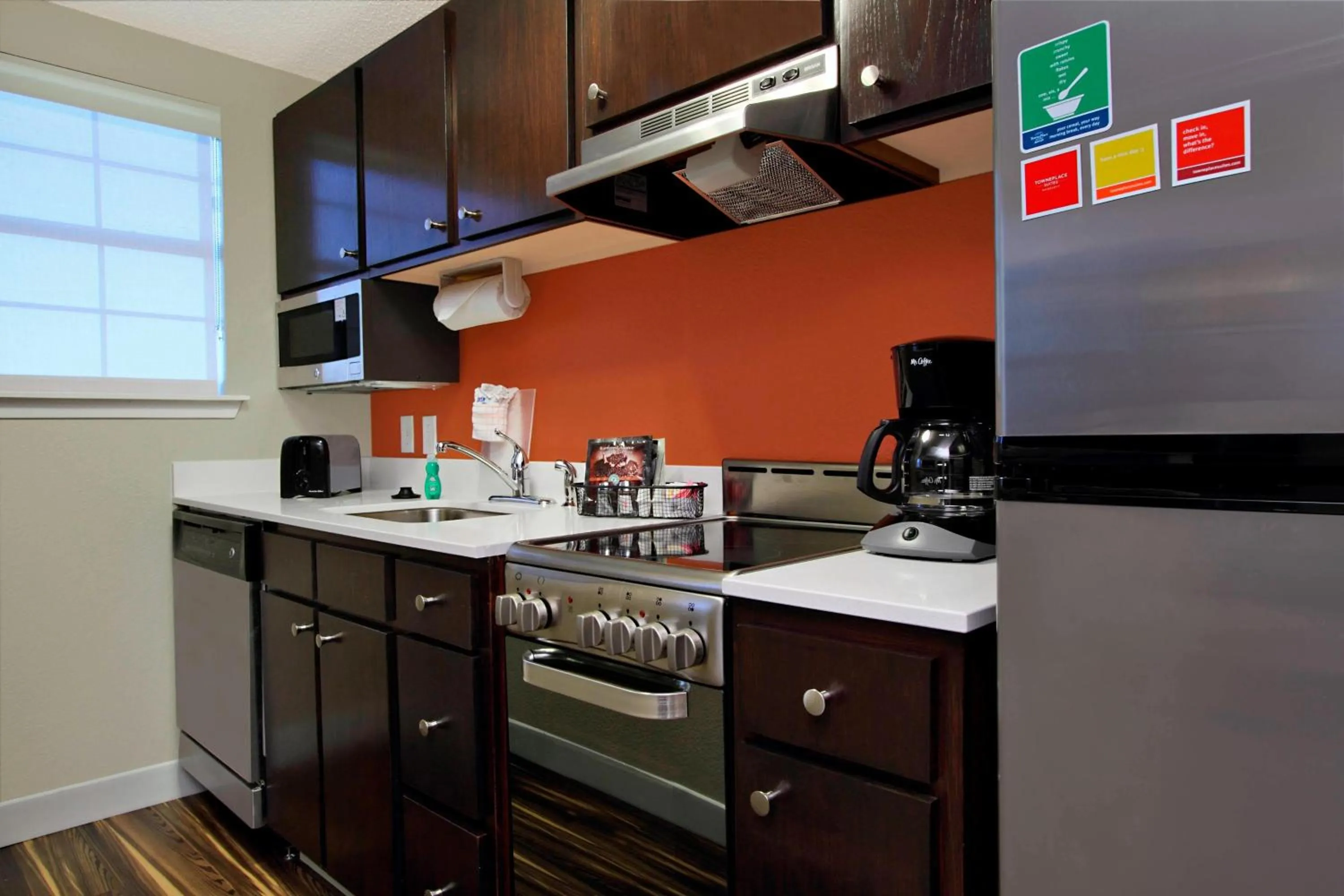Kitchen or kitchenette in TownePlace Suites Fort Worth Southwest TCU Area