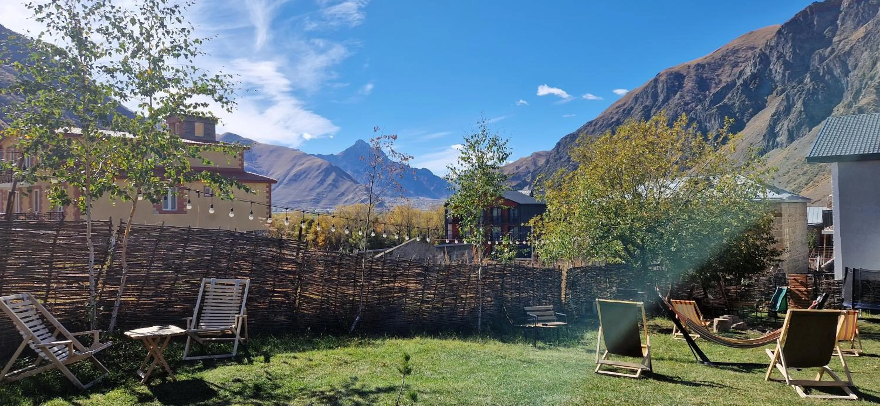 Mountain view in Kazbegi Cottages
